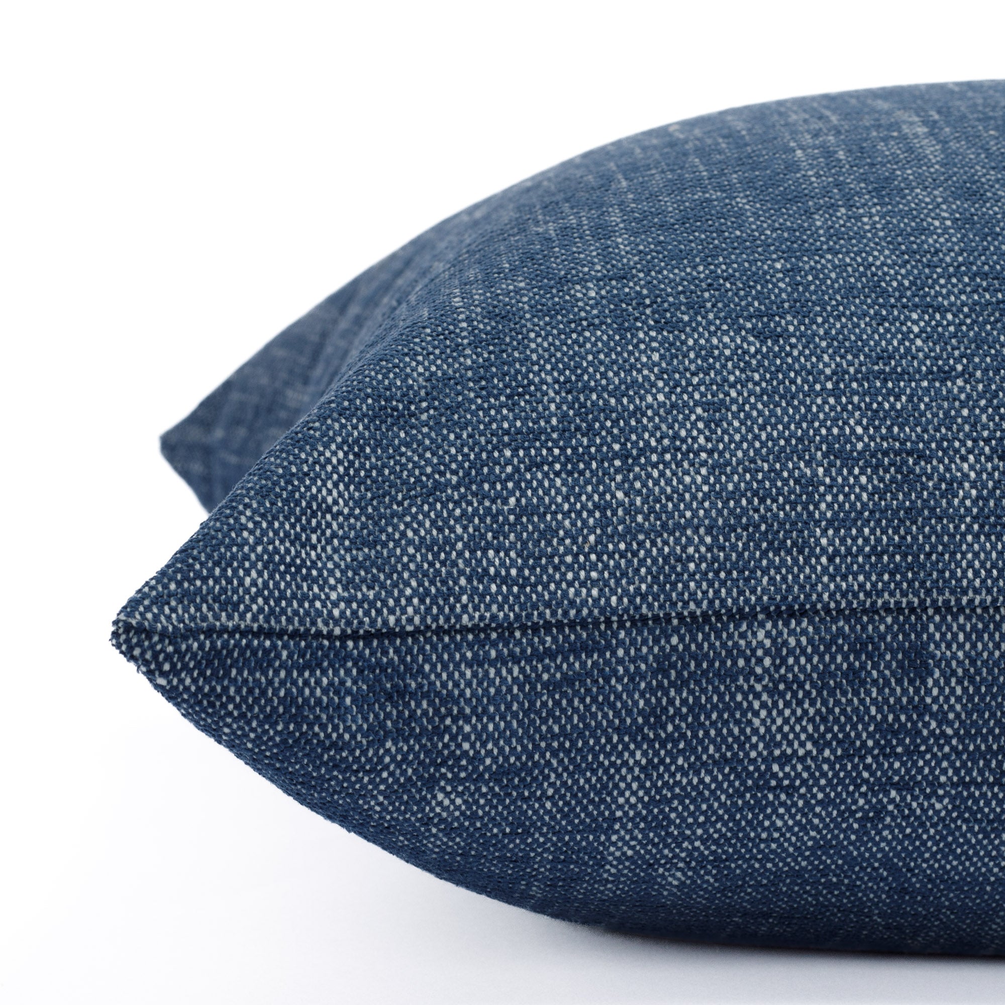 Premium Parker 22x22 Outdoor Throw Pillow - Waterproof & UV Resistant - Indigo Blue Decorative Cushion for Patio Furniture, Poolside Lounging & Garden Decor