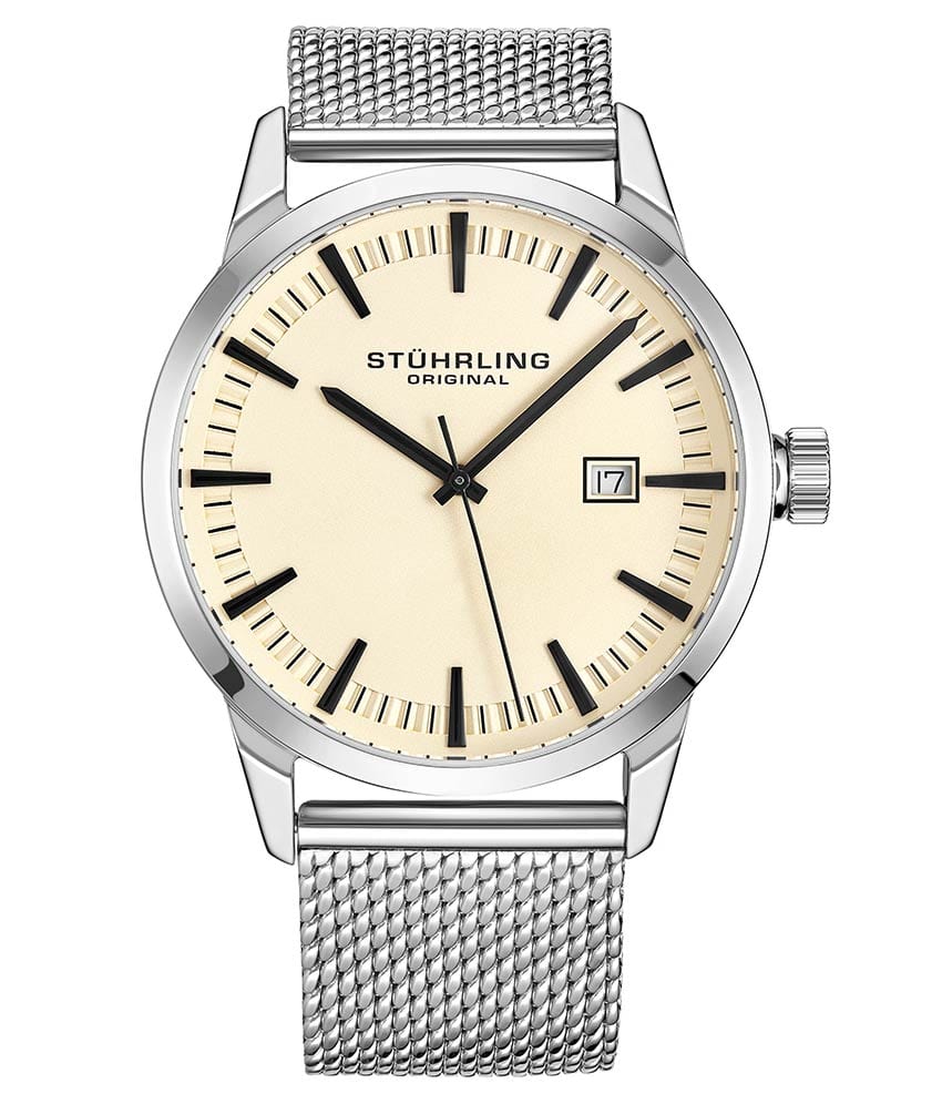 Ascot 555M Quartz 42mm Classic Men's Watch - Elegant Dress Watch for Business, Formal Occasions & Everyday Wear