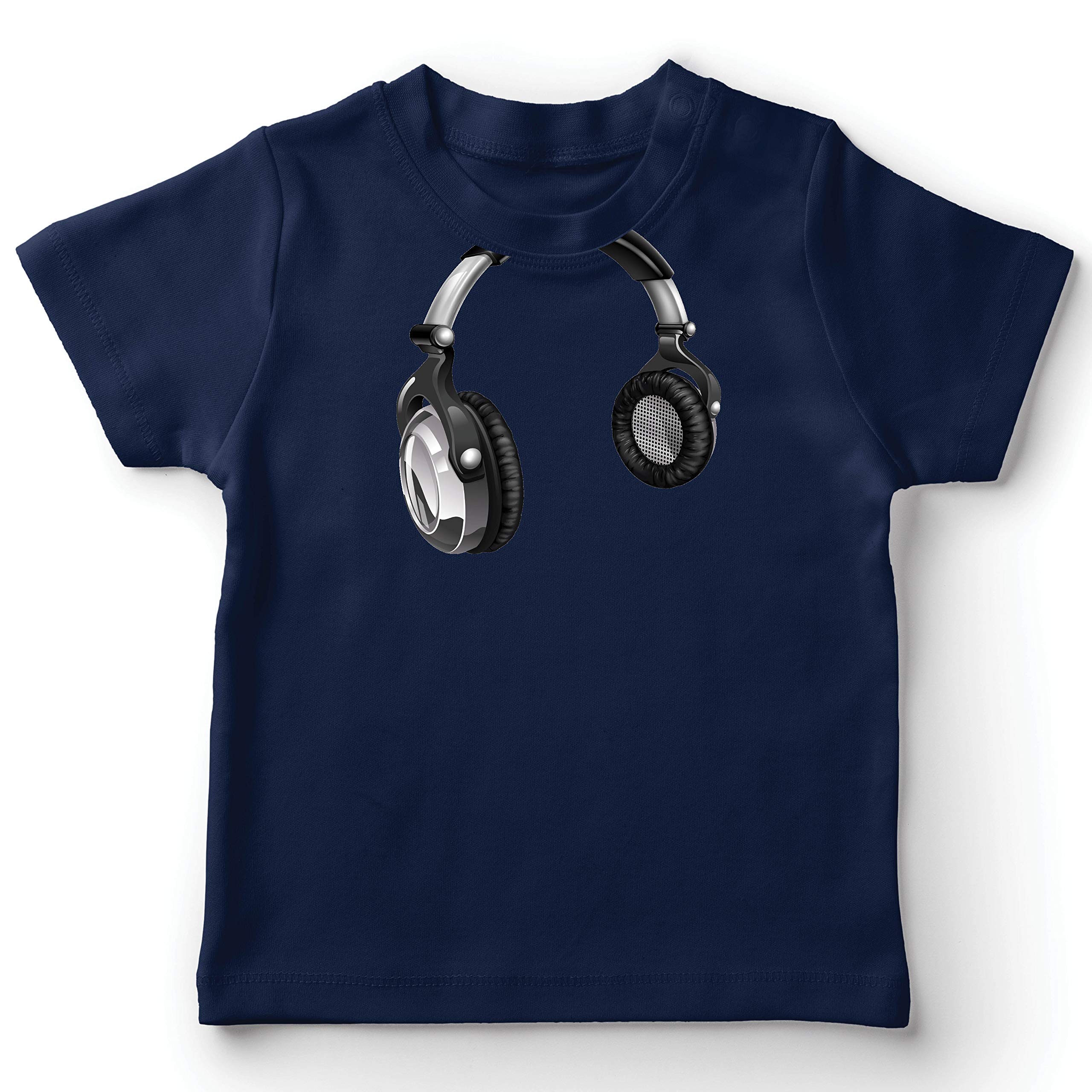 Lepni.me Kids T-Shirt - Retro DJ & Headphone Graphic Tee for Young Music Lovers | Perfect Birthday Gift & Concert Outfit for Boys & Girls