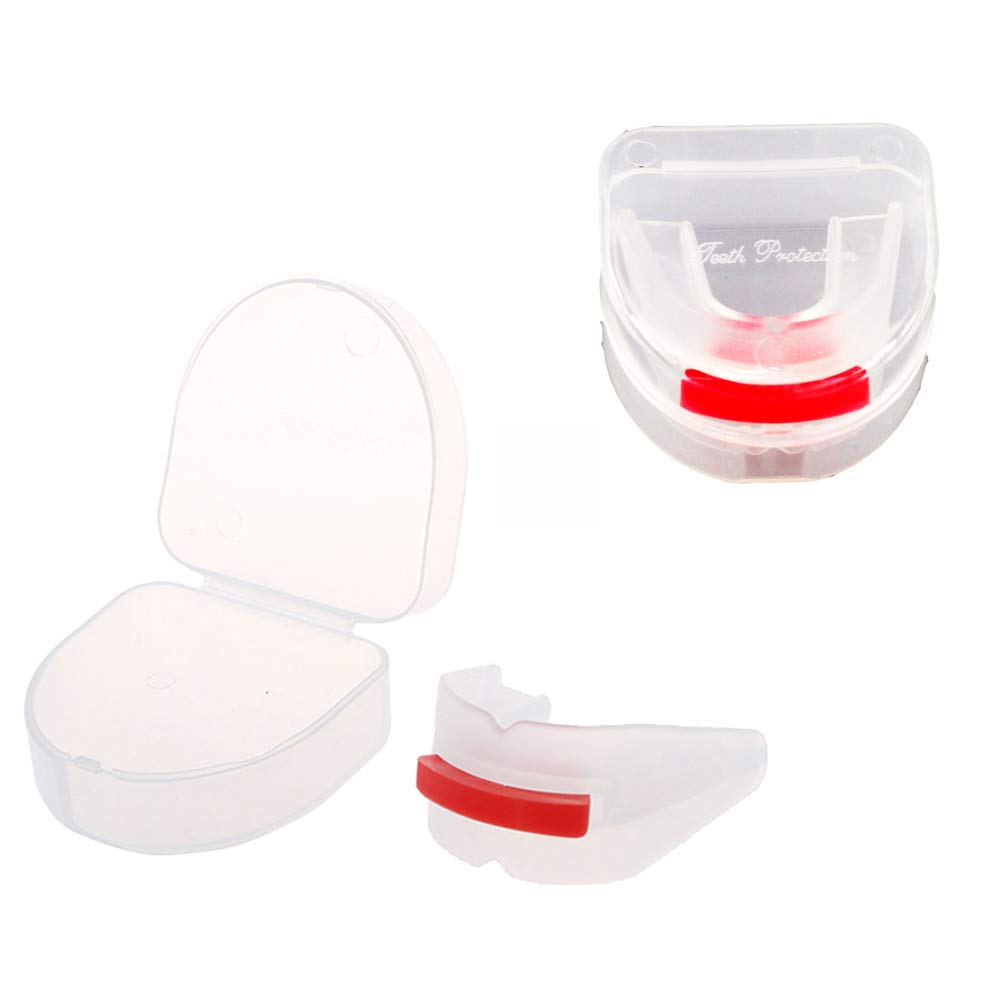 Premium Silicone Sports Mouth Guard - Professional Teeth Protector for Boxing, MMA, Basketball & Contact Sports - Breathable Mouthpiece with Protective Case - Ideal for Training, Competition & High-Impact Activities