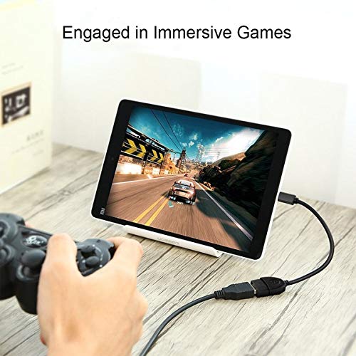 Micro USB to OTG Adapter for Samsung Galaxy S5 - On-The-Go Connection Kit with Cable (Black) | Perfect for Data Transfer, Charging & Connecting USB Devices to Your Phone