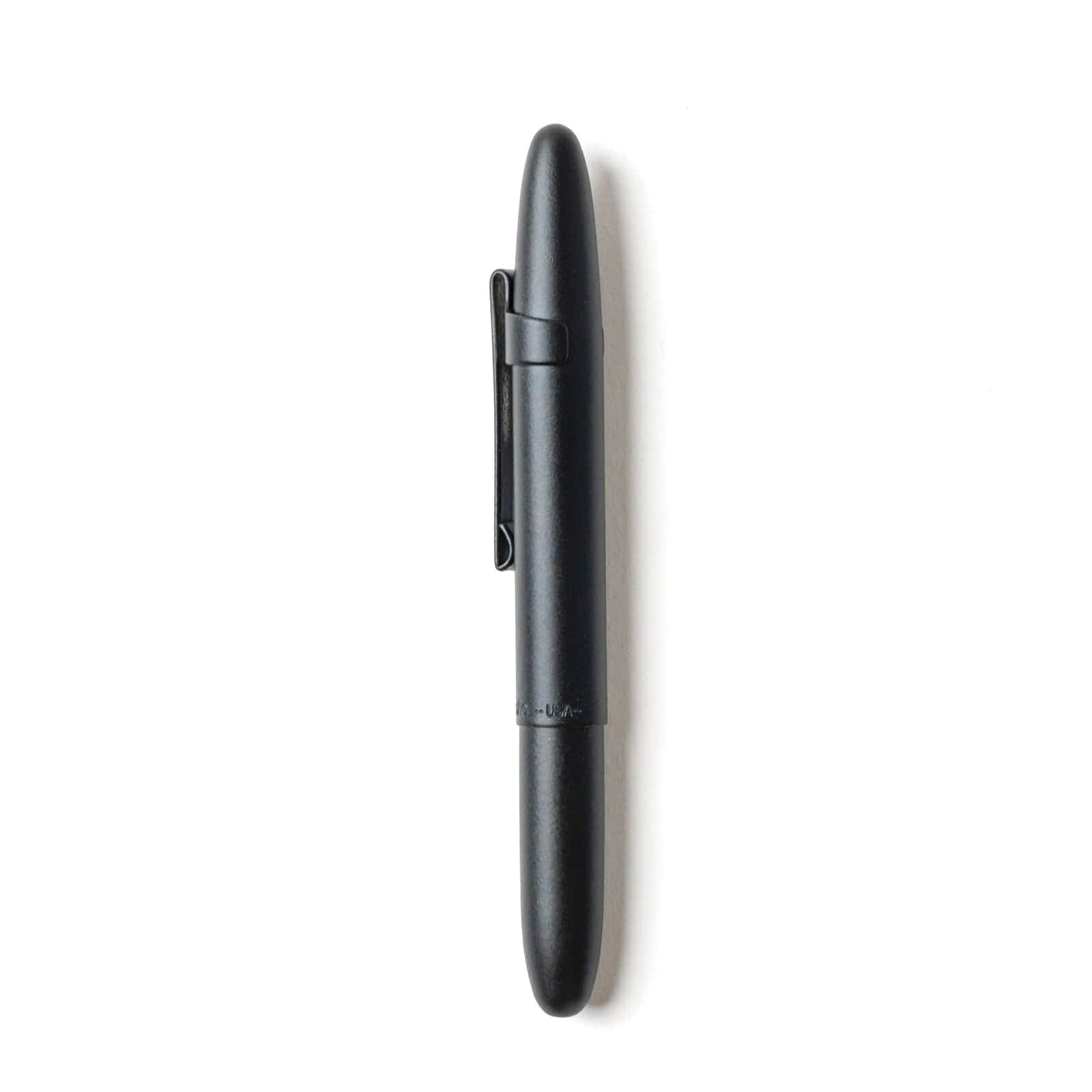 Fisher Space Pen Matte Black Bullet Pen with Clip - Compact & Refillable Ballpoint for Everyday Carry, Travel, Gifts & Outdoor Adventures