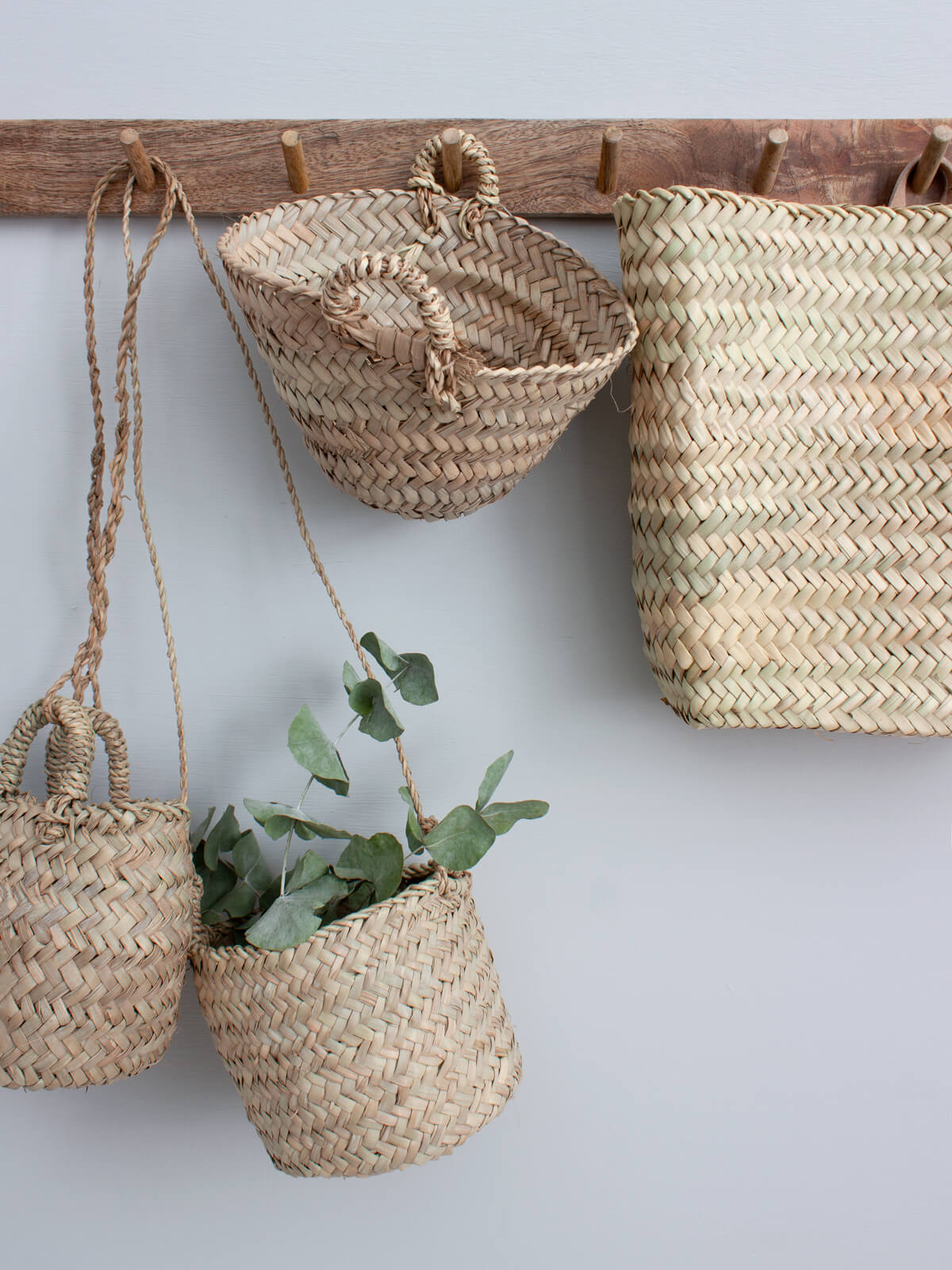 Handwoven Tiny & Mini Beldi Baskets - Moroccan Style Home Decor for Bathroom, Kitchen & Storage | Perfect for Organizing Jewelry, Spices & Small Items