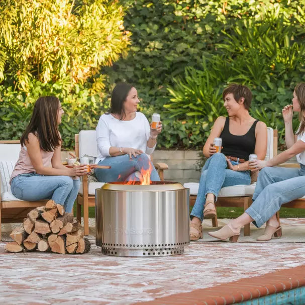 Solo Stove Yukon 2.0 Fire Pit with Stand - Smokeless Outdoor Campfire for Backyard, Patio & Camping - SSYUK SD 27 2.0