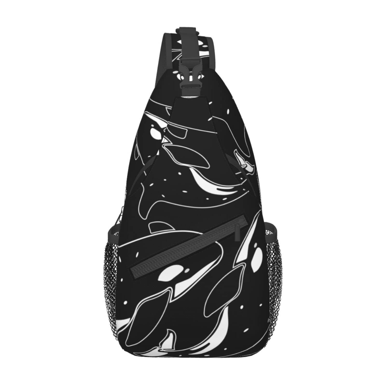 Orca Killer Crossbody Sling Backpack - Unisex Travel & Hiking Bag