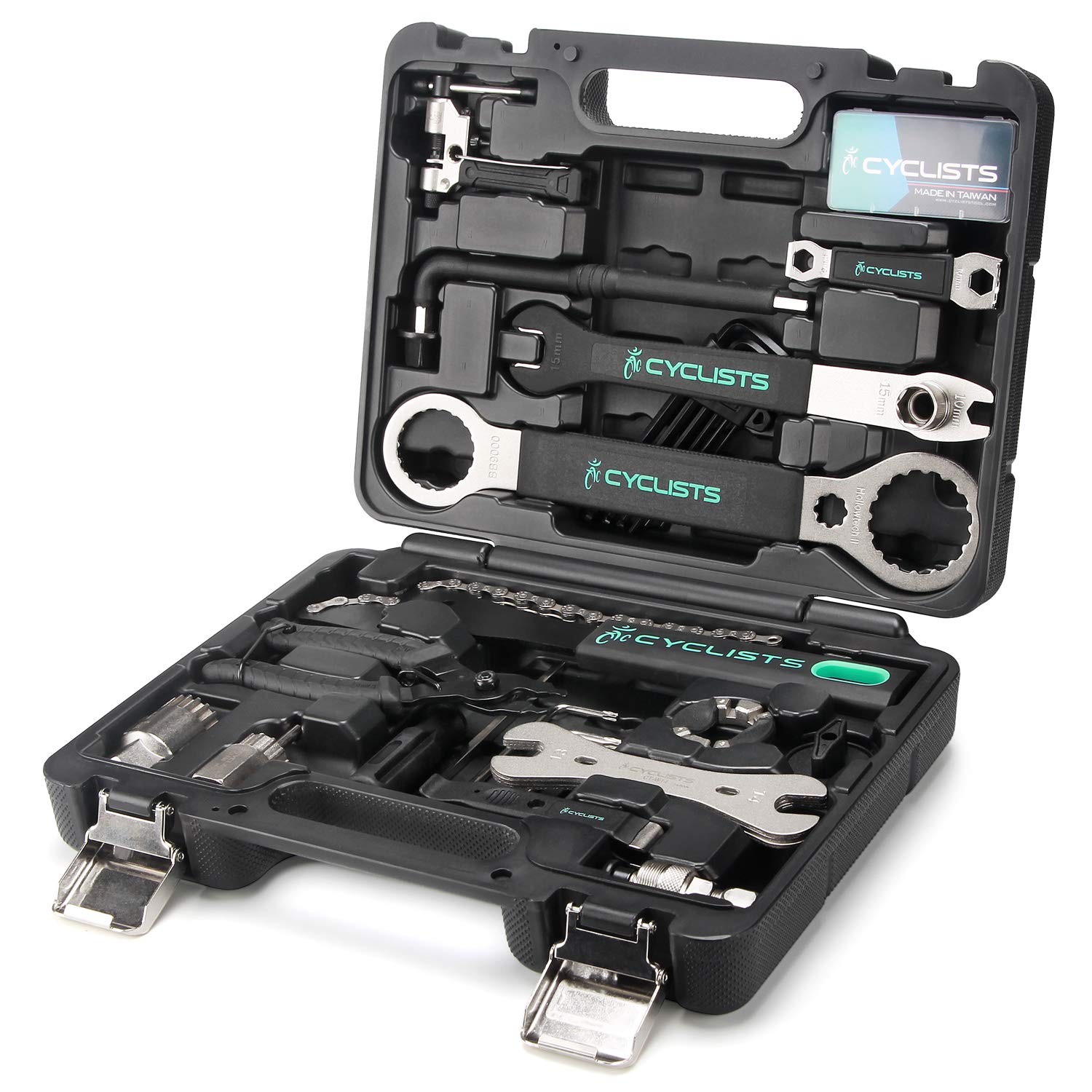 23-Piece Bike Repair Tool Kit - Professional Bicycle Maintenance Tool Set for Mountain & Road Bikes with Portable Storage Case - Perfect for Home Mechanics & On-the-Go Cycling Repairs