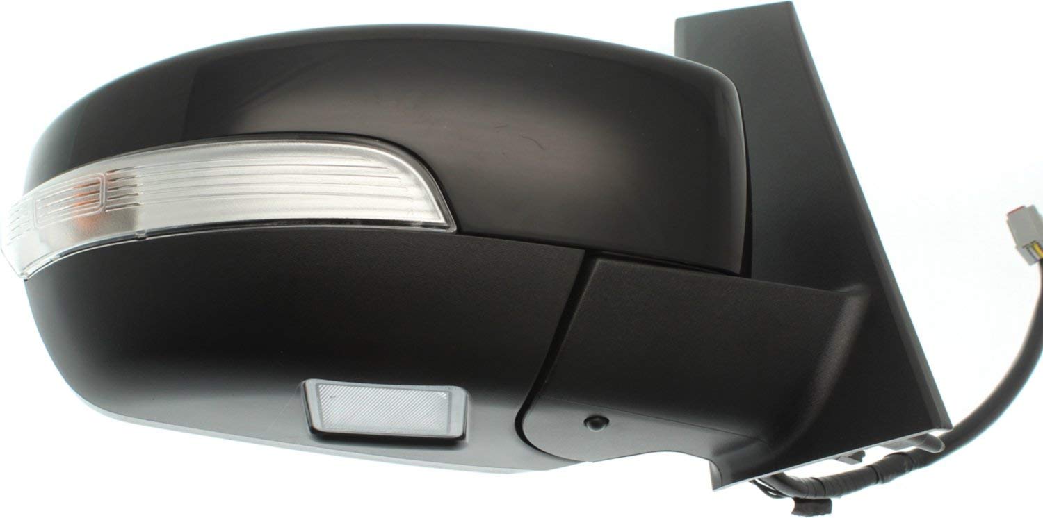 2017-2018 Ford C-Max Passenger Side Heated Power Glass Mirror with Blind Spot Detection & Signal Light | Garage-Pro Replacement | Enhanced Safety for Highway Driving & Parking
