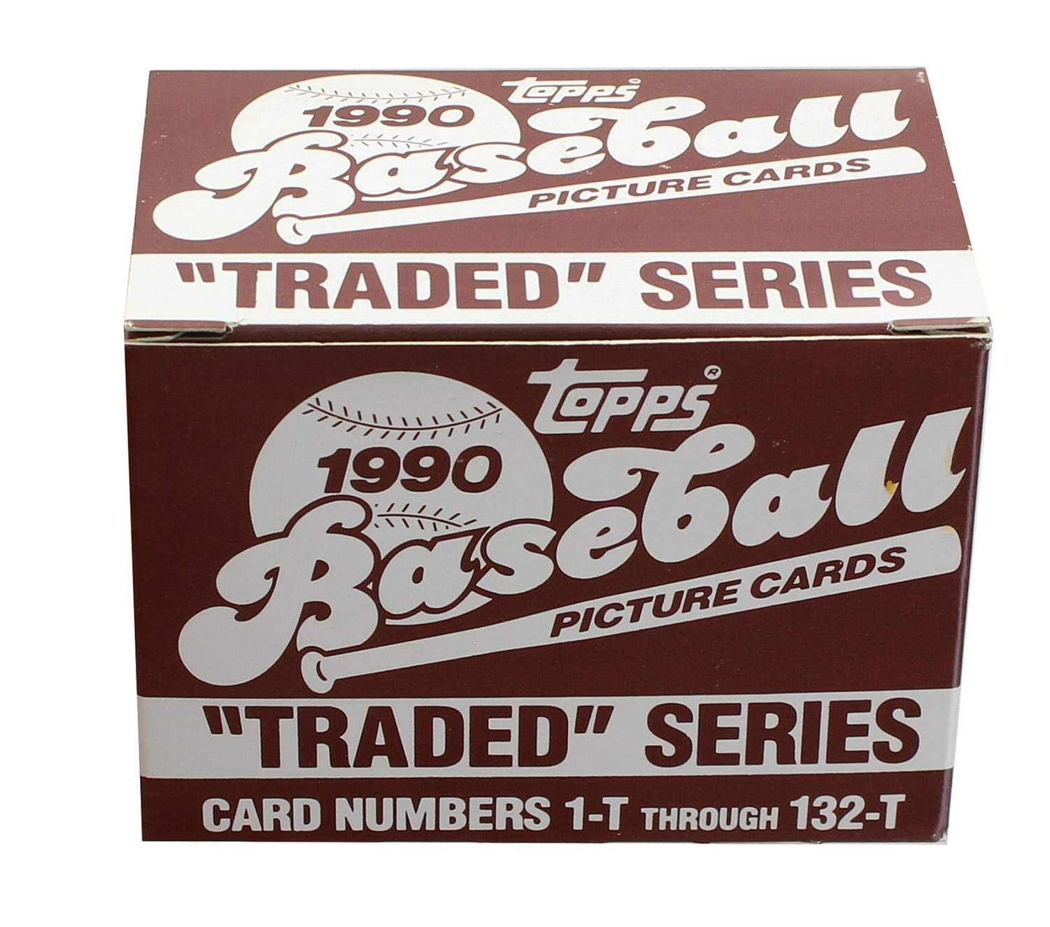 1990 Topps MLB Baseball Traded Series Complete Set - 132 Trading Cards for Collectors & Fans | Perfect for Sports Memorabilia Displays & Gift Giving