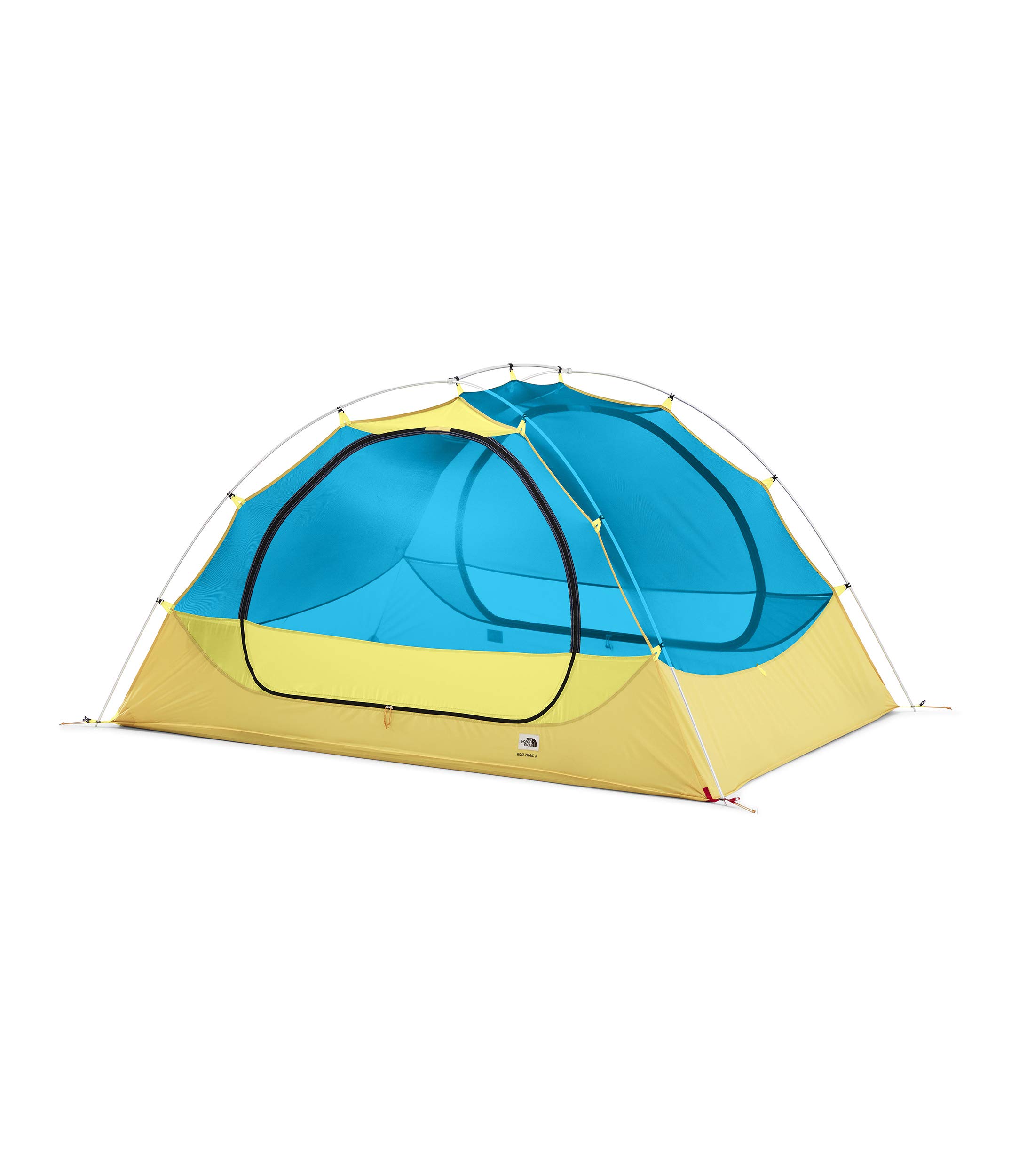 THE NORTH FACE Eco Trail 3-Person Camping Tent - Lightweight Waterproof Backpacking Tent for Hiking, Camping & Outdoor Adventures | Perfect for Family Camping Trips & Weekend Getaways