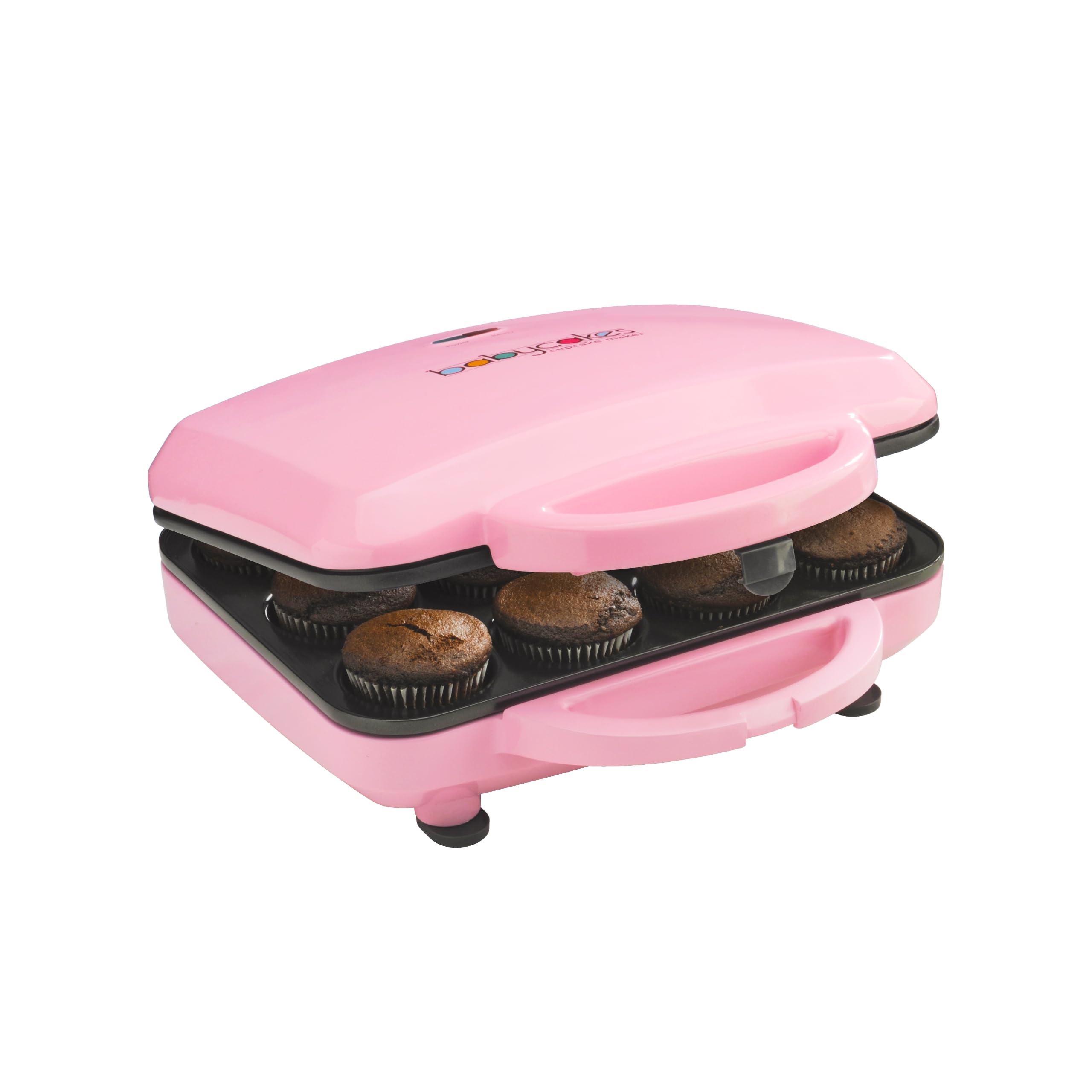 Pink Full Size Cupcake Maker - 12 Cup Capacity, Non-Stick Baking Pan, Perfect for Birthday Parties, Baby Showers & Home Baking