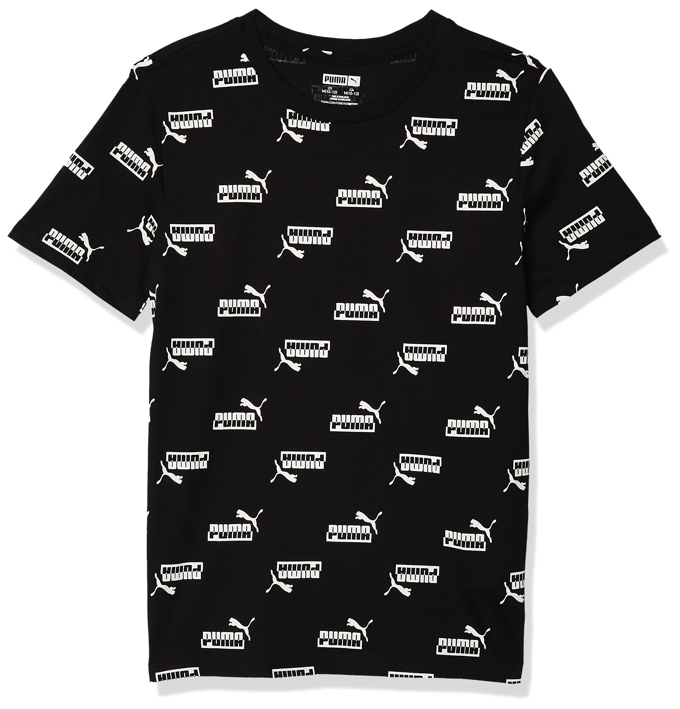 PUMA Boys' Graphic T-Shirt - Cool Cotton Tee for Kids | Comfortable Casual Wear for School, Playdates & Everyday Adventures