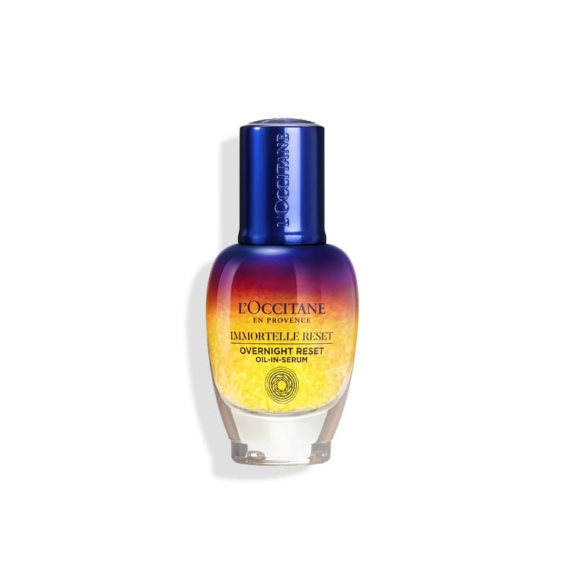 L'OCCITANE Overnight Reset Serum - Anti-Aging Night Face Serum with Natural Ingredients for Hydration & Skin Repair | Perfect for Nighttime Skincare Routine & Dry Skin Treatment
