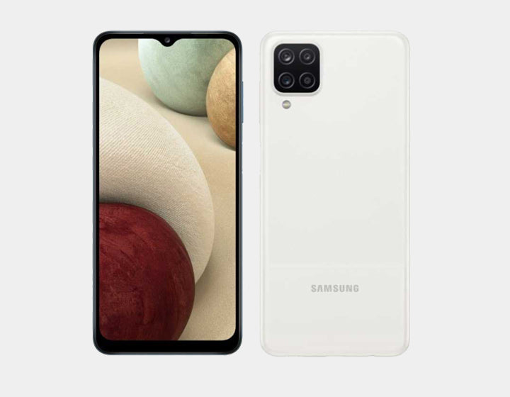 Samsung Galaxy A12 A127M 64GB 4GB RAM Dual SIM GSM Unlocked Smartphone - White | 6.5