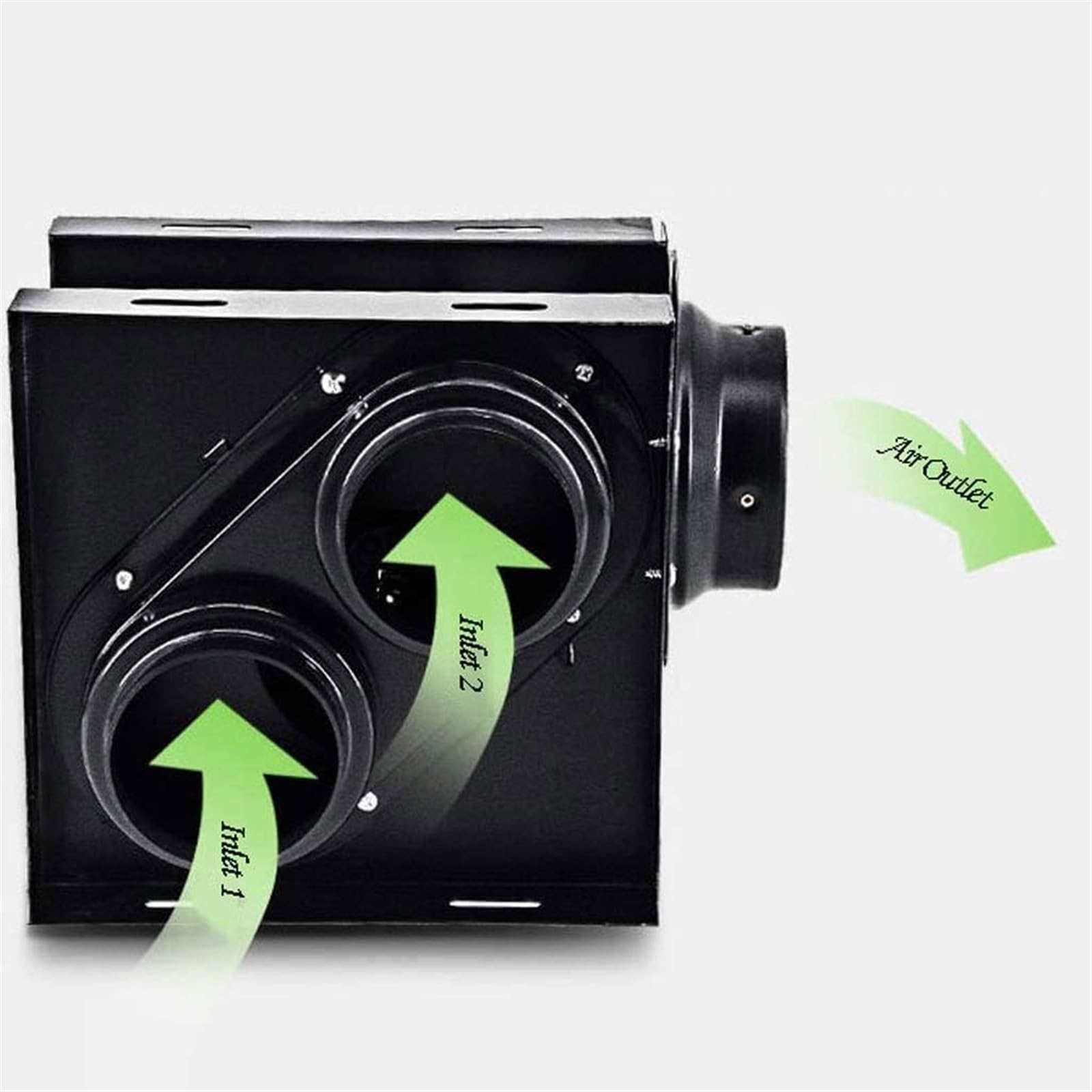 FAiruo 30W Metal Ventilation Fan - Ultra Quiet Bathroom Exhaust Fan for Home, Kitchen, Basement - Energy Efficient & Durable Air Circulation Solution