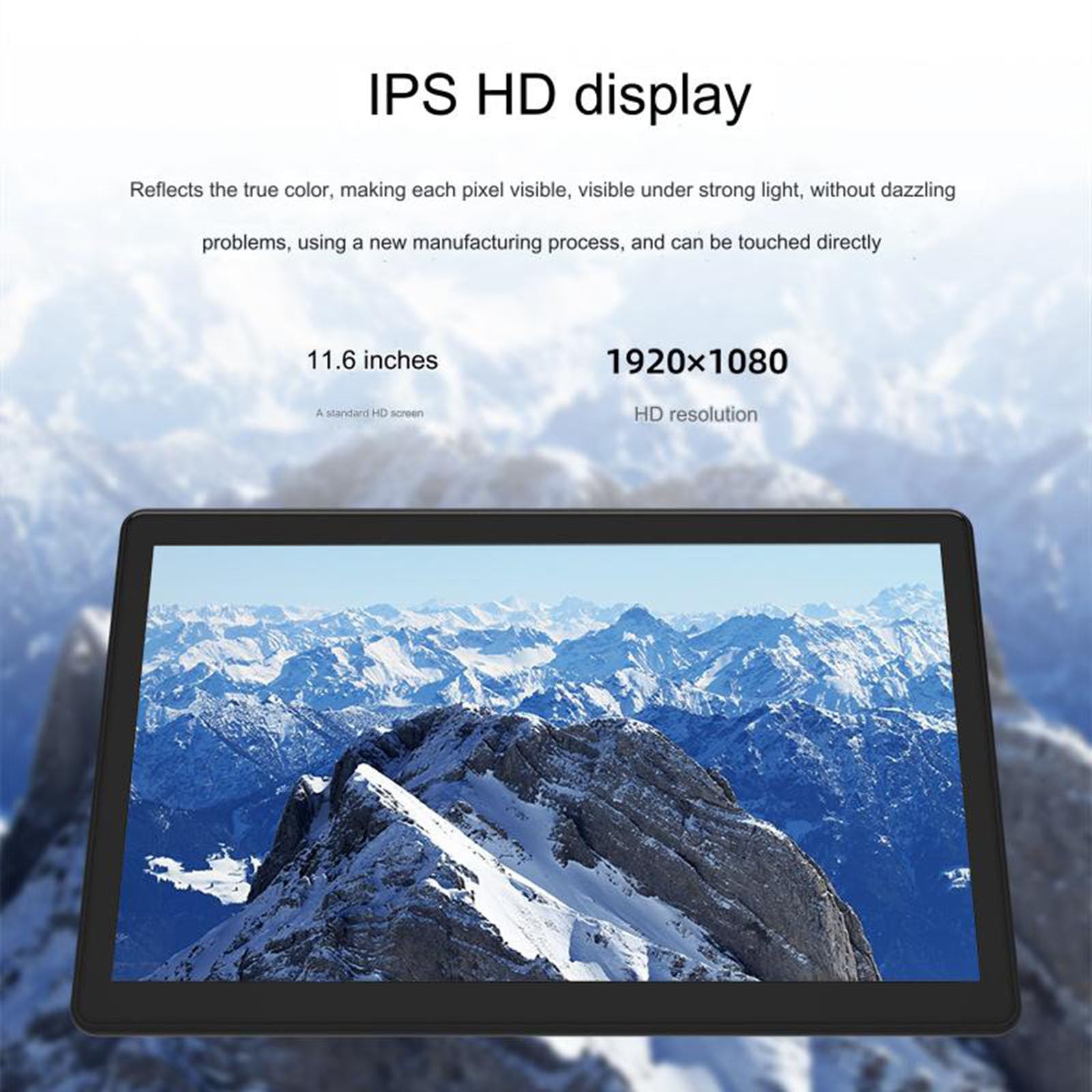 YXH-LPMM 10/11.6 Inch Rugged Industrial Tablet PC - Android 12 OS, 4GB RAM, 64GB Storage with POE Power Supply | All-in-One Touch Screen Computer for Harsh Environments, Factory Automation & Warehouse Management