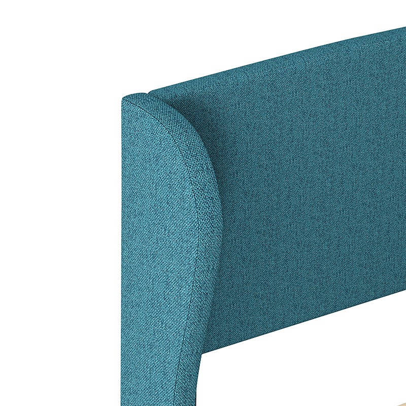 Baotist Upholstered Wingback Platform Bed Frame - Queen Size Modern Bedroom Furniture for Master Bedroom, Guest Room & Apartment