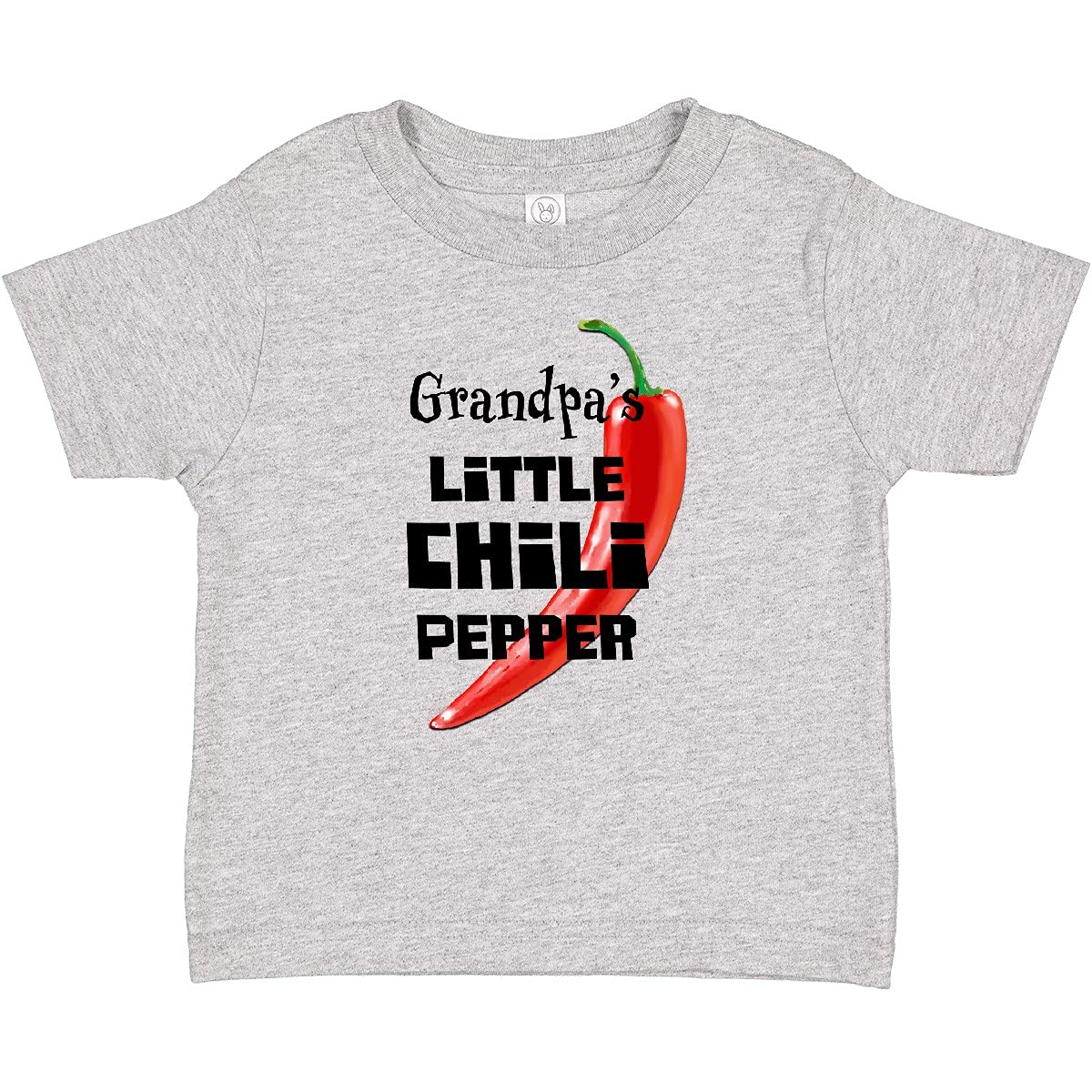 Inktastic Grandpa's Little Chili Pepper Baby T-Shirt - Cute Infant Bodysuit for Boys & Girls - Perfect for Family Photos, Holidays & Everyday Wear
