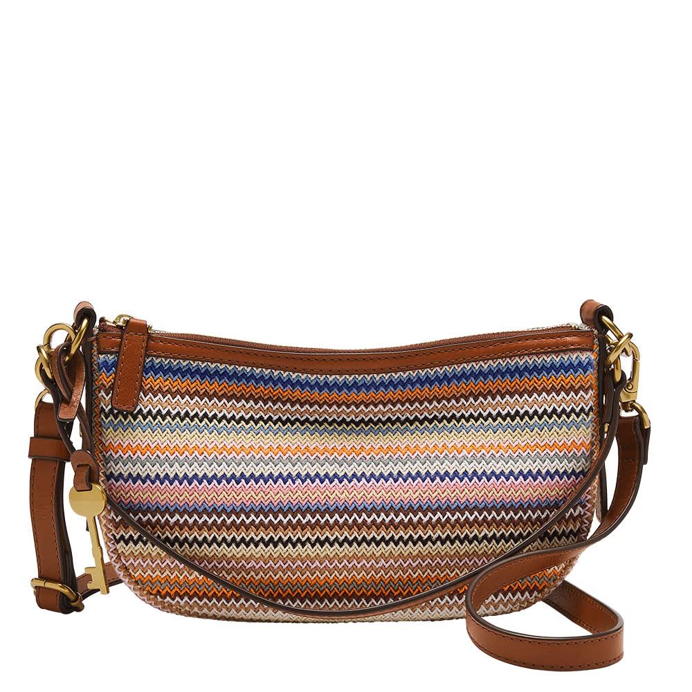 Fossil Women's Jolie Leather Baguette Shoulder Bag Purse Handbag - Stylish Crossbody Bag for Work, Travel & Everyday Use