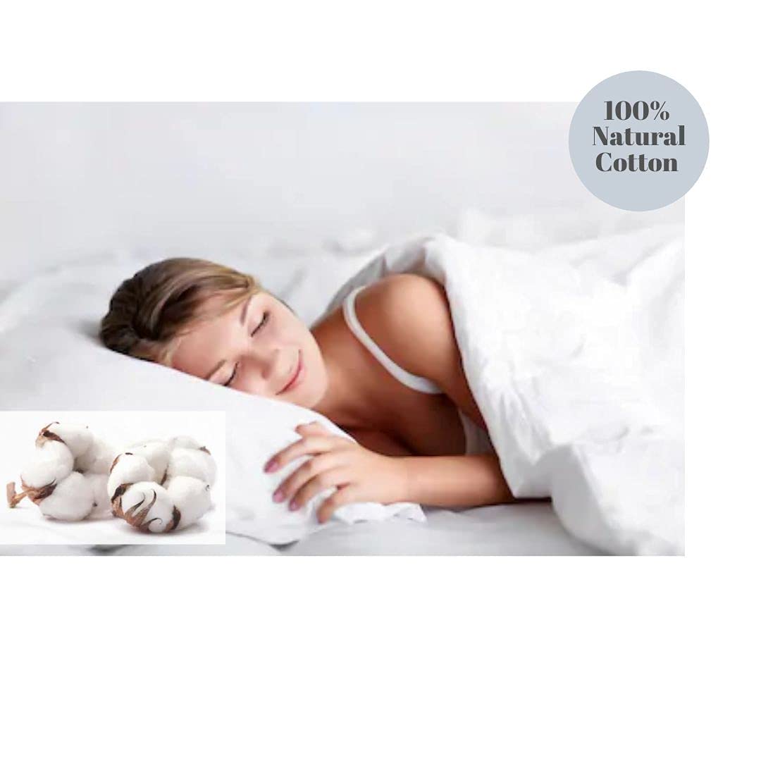 Simply The Best 620 Thread Count 100% Cotton 6-Piece King Sheet Set - Includes Fitted Sheet, Flat Sheet & 4 Pillowcases - Ultra Soft & Breathable White Bed Sheets for Luxurious Comfort - Perfect for Master Bedrooms, Guest Rooms & Hotels
