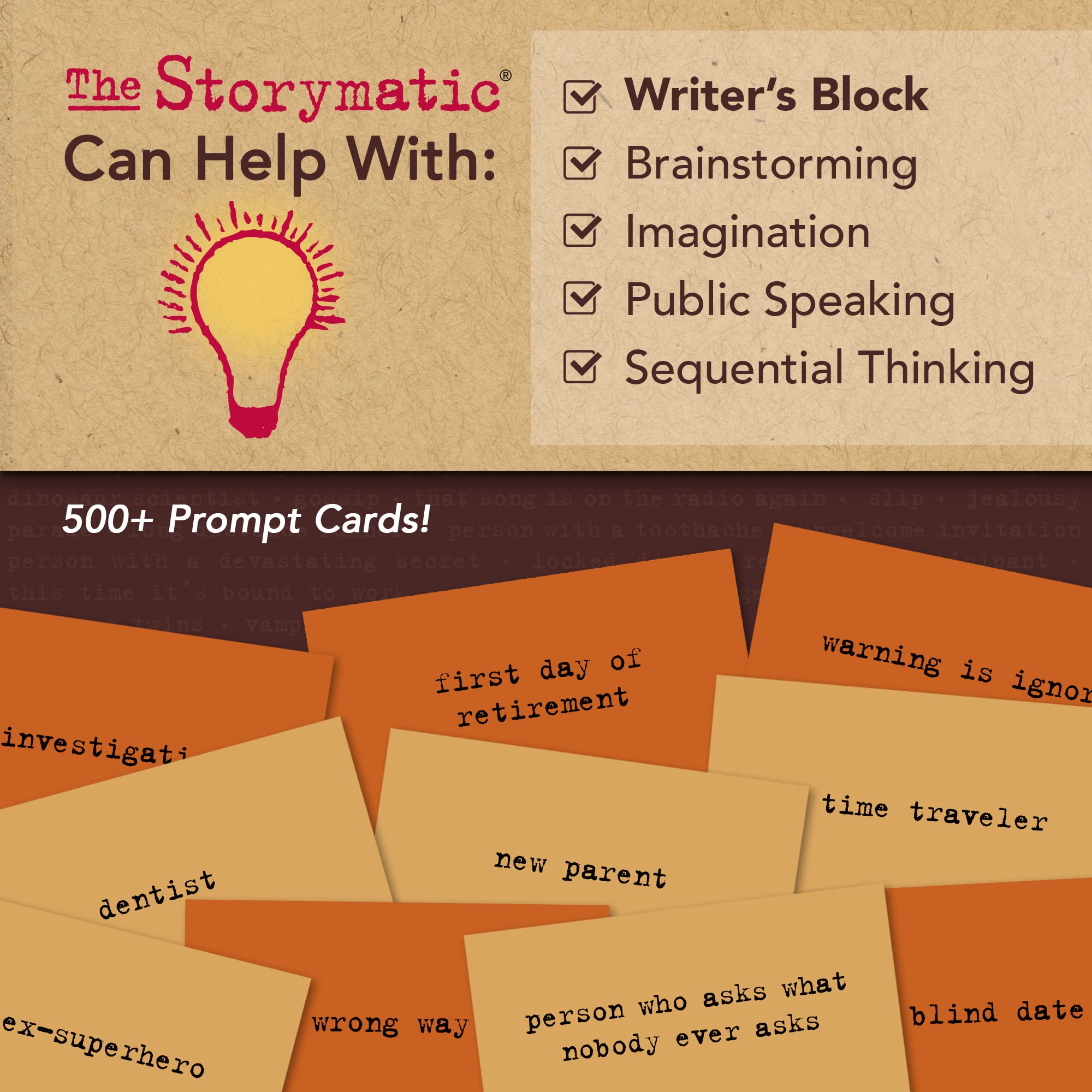 Classic Creative Writing Prompts & Story Games – Storyteller Cards for Teachers – Enhance Classroom Activities & Creative Writing Skills