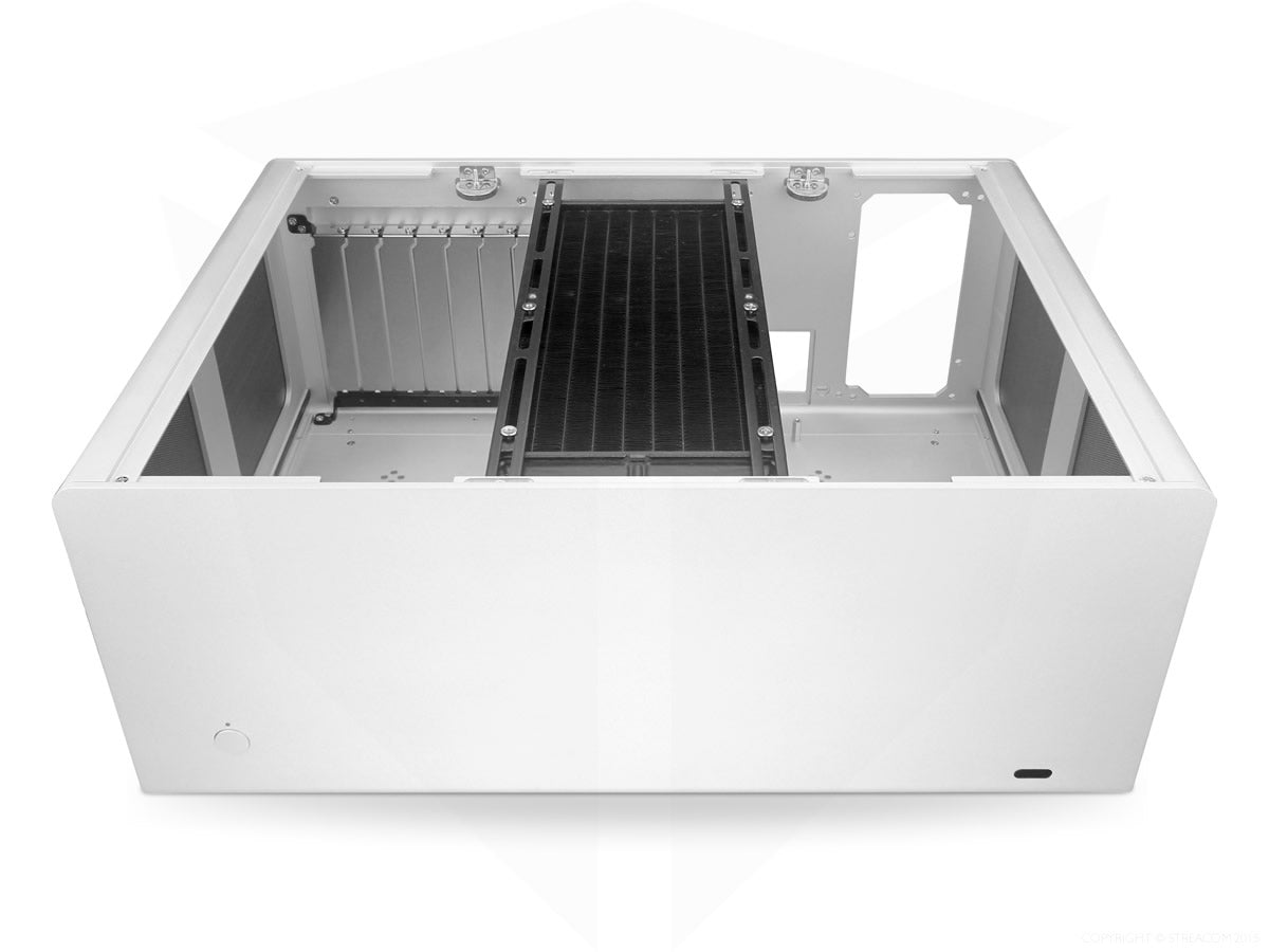 Streacom F12C Alpha Extruded Aluminum Mini-ITX PC Case - Compact & Durable Chassis for Home Theater, Gaming & Office Workstations