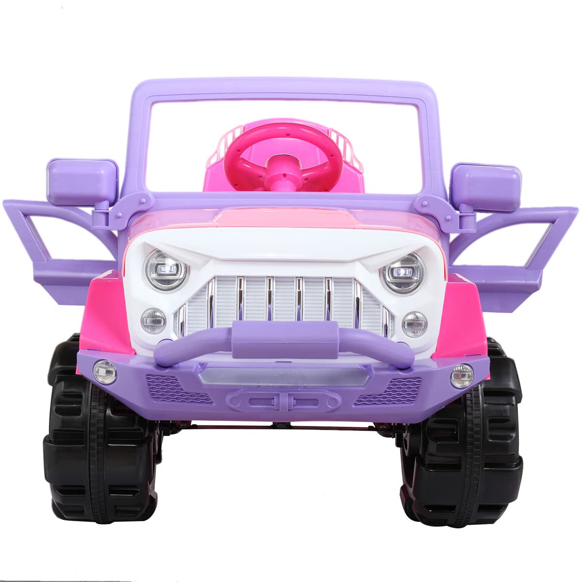 12V Kids Electric Ride On Car with Remote Control, MP3 Player & LED Headlights - Pink & Purple SUV Style Battery-Powered Vehicle for Boys & Girls | Perfect for Birthday Gifts, Outdoor Play & Backyard Fun