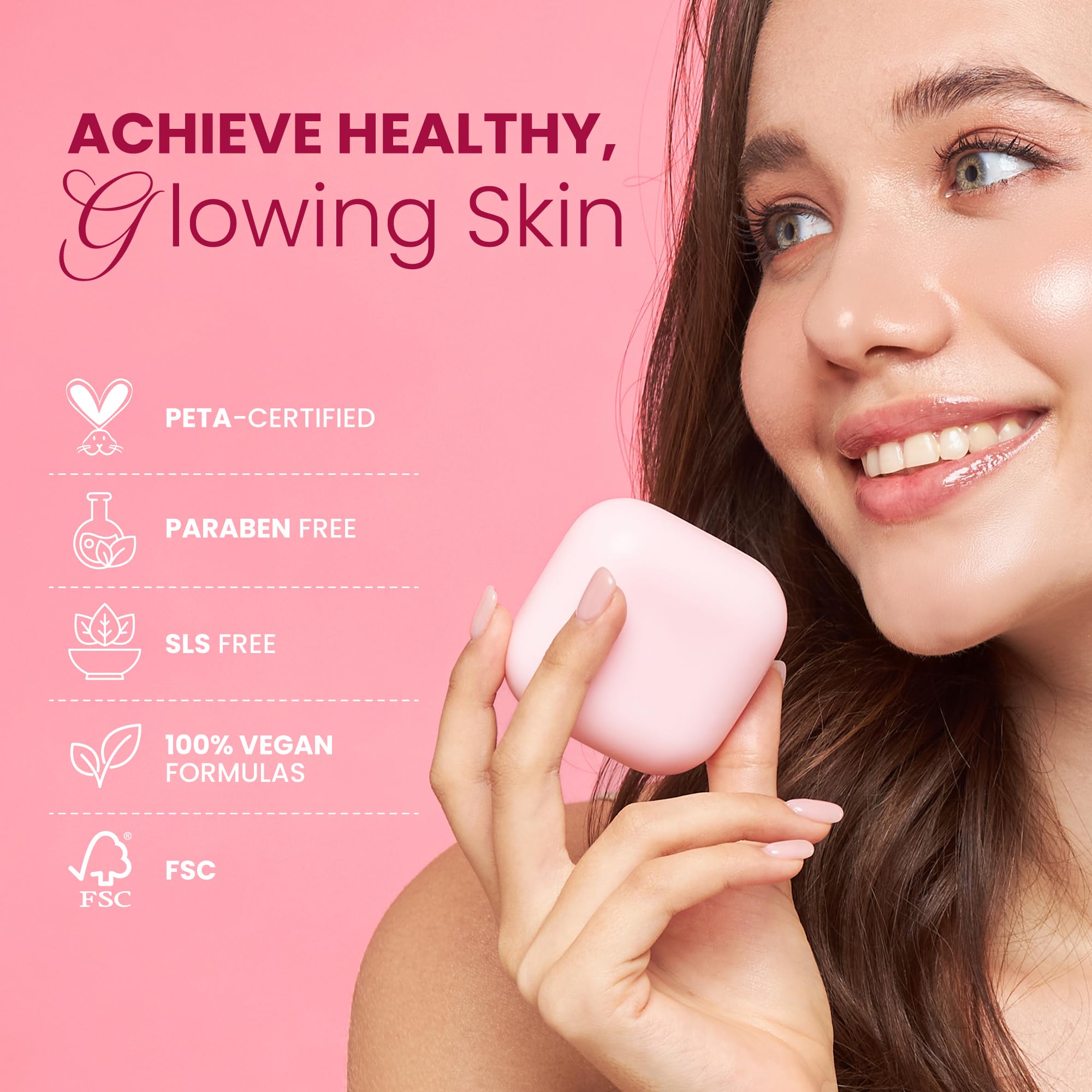 Koji White Kojic Acid & Collagen Skin Brightening Soap - Face & Body Cleanser for Glowing Skin, Moisturizing Bar to Reduce Wrinkles, Vegan & Paraben-Free, 2.82oz (2 Bars) - Perfect for Daily Skincare Routine & Hyperpigmentation Treatment