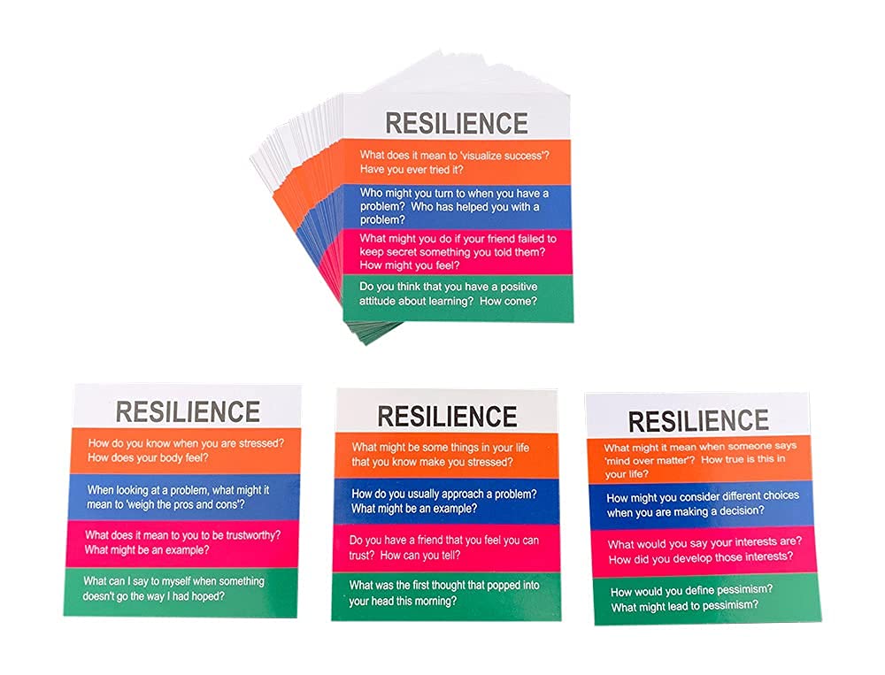 Totika Cube Six Deck Set - Self-Esteem & Social Skills Therapy Game for Kids & Teens - Perfect for Family Game Night, Classroom Activities & Counseling Sessions