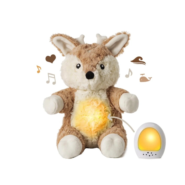 Cloud B Love Light Buddies - Finley The Fawn Night Light | Soothing Baby Sleep Aid & Nursery Decor | Perfect for Bedtime, Nighttime Feedings & Kids' Rooms
