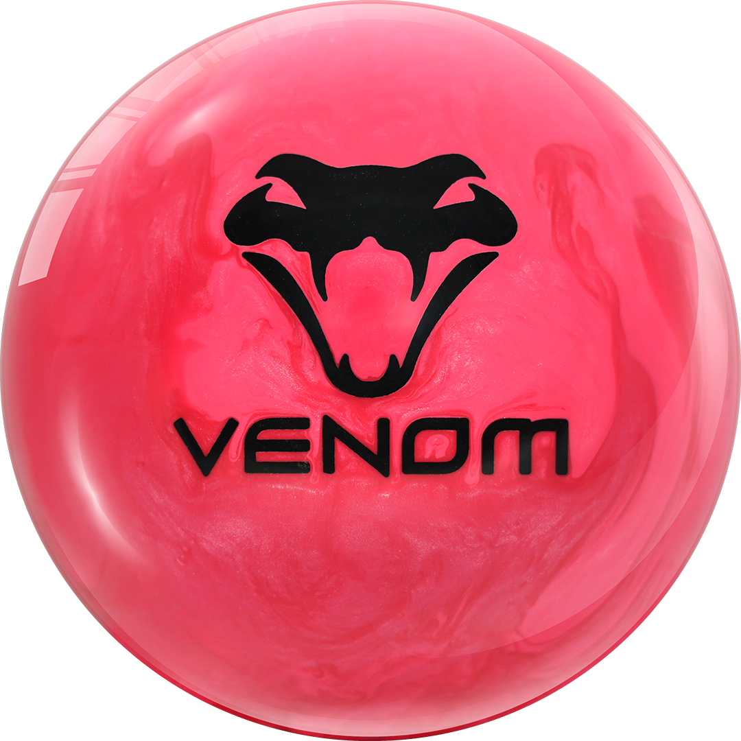 Motiv Hyper Venom Bowling Ball - High Performance Reactive Resin for Strikes & Spares | Perfect for League Play & Tournament Bowlers