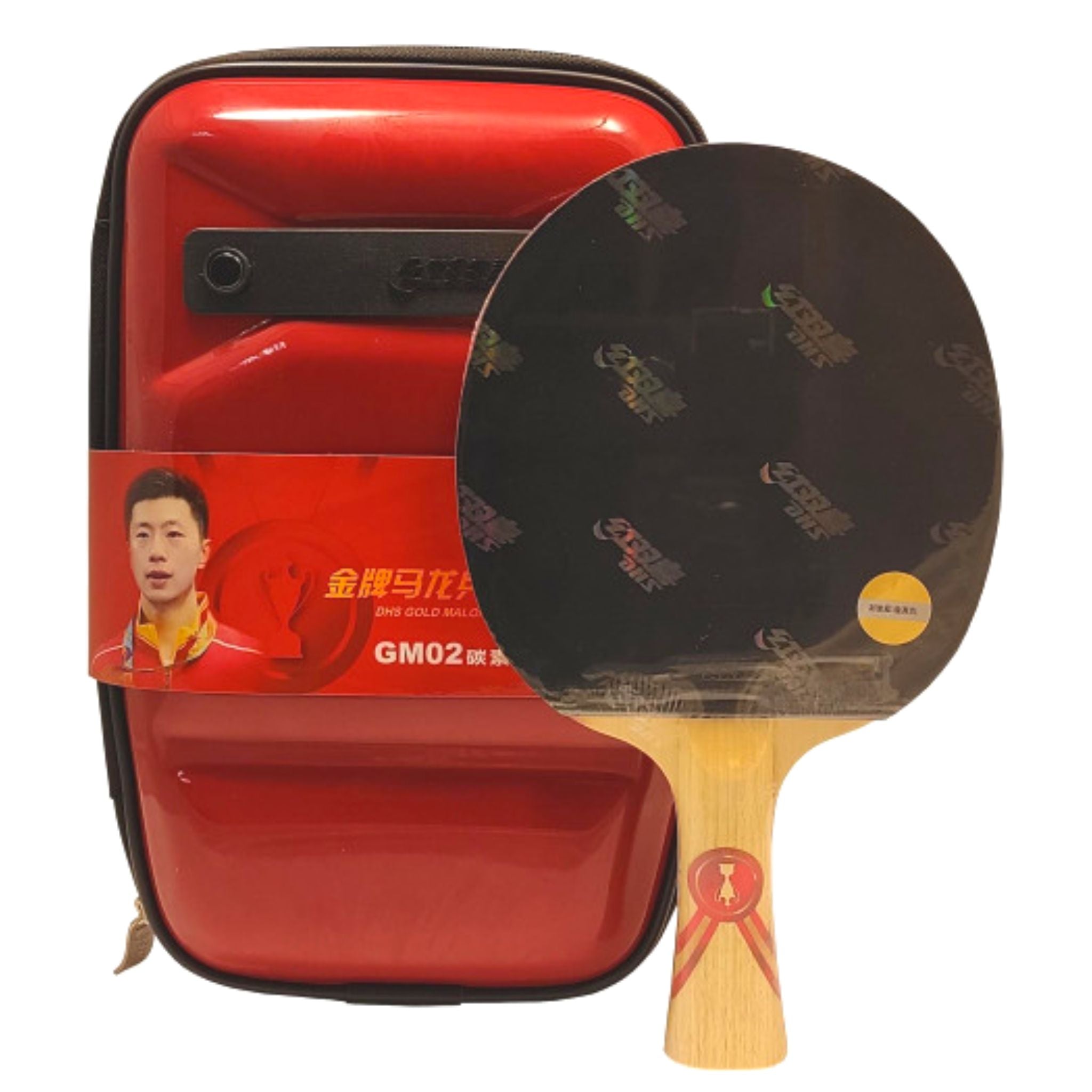 DHS Gold Medal Ma Long 02 Professional Table Tennis Racket - Premium Shakehand Blade for Competitive Play | Perfect for Training, Tournaments & Club Matches