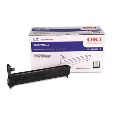 Oki 44064016 Black Drum Unit - High-Quality Imaging Supply for Copiers, Fax & Laser Printers | Perfect for Office Printing & Document Reproduction