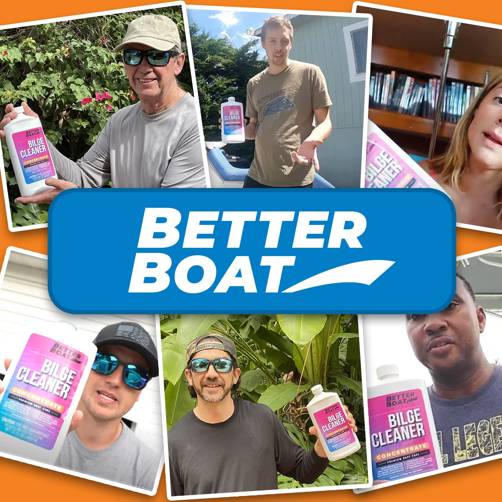 Premium Marine Bilge Cleaner Concentrate - Heavy Duty Boat Degreaser for Oil, Grease & Fuel Removal | Best Fiberglass Boat Soap & Maintenance Cleaner | Ideal for Bilge Cleaning, Engine Rooms & Marine Surface Care