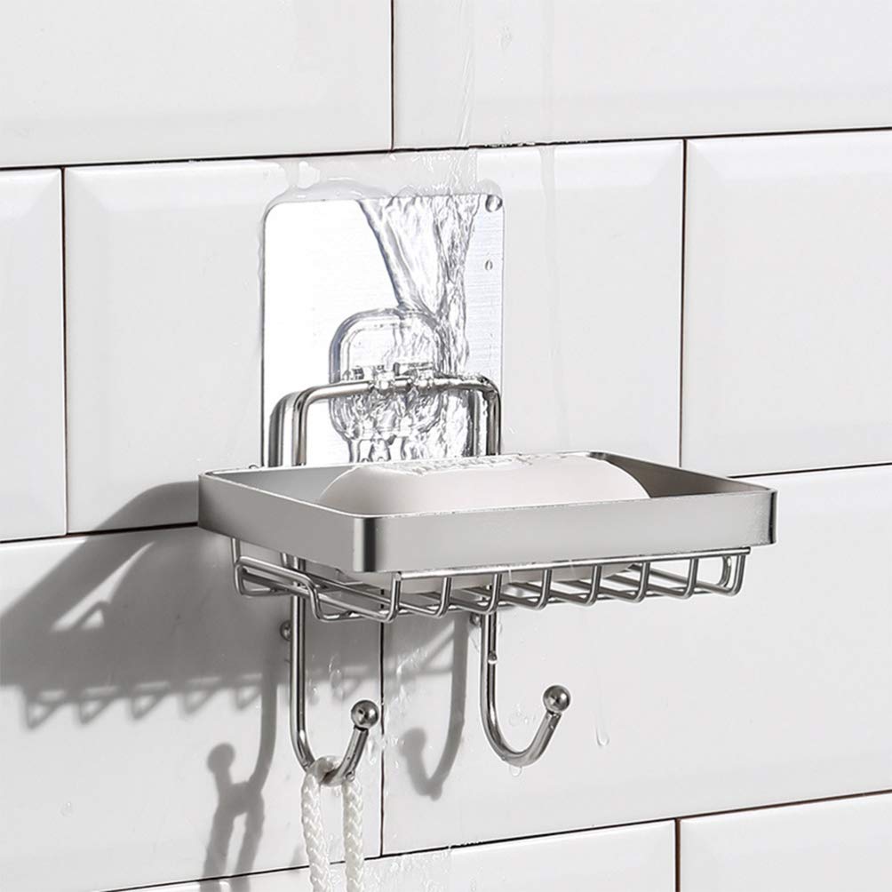 Cabilock Hanging Sponge & Soap Holder - Rustproof Bathroom Sink Storage Rack for Kitchen & Bathroom Organization (1-Pack) - Perfect for Small Spaces, RV, Dorm & Apartment Living