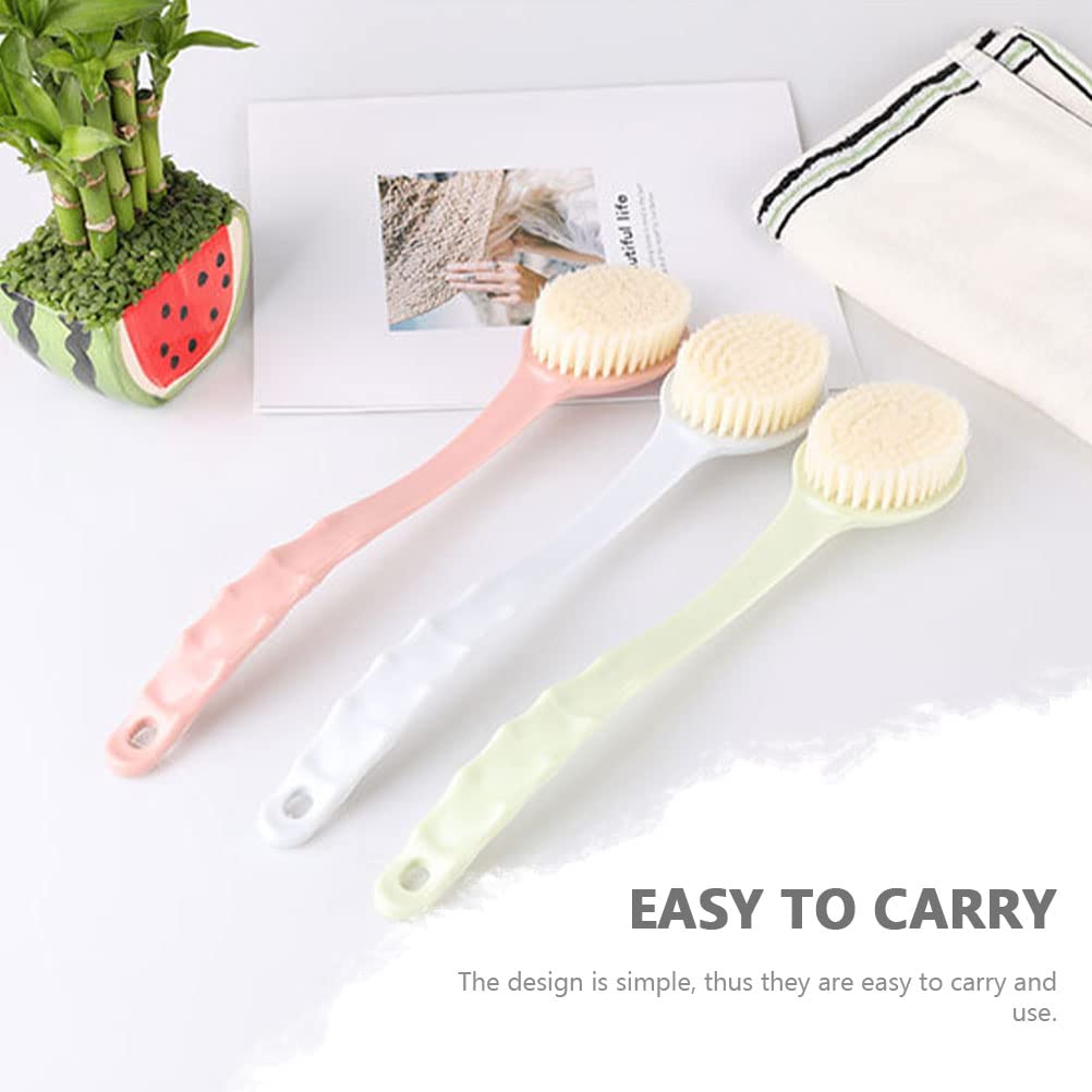 6 Pcs Long-handle Cleaning Brushes for Home & Massage Use