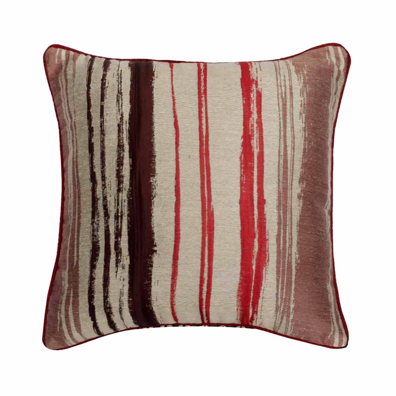 Berry Martini Purple Silk Throw Pillow Cover - Elegant Home Decor for Living Room, Bedroom & Sofa - Soft Luxury Cushion Cover for Modern Interior Design