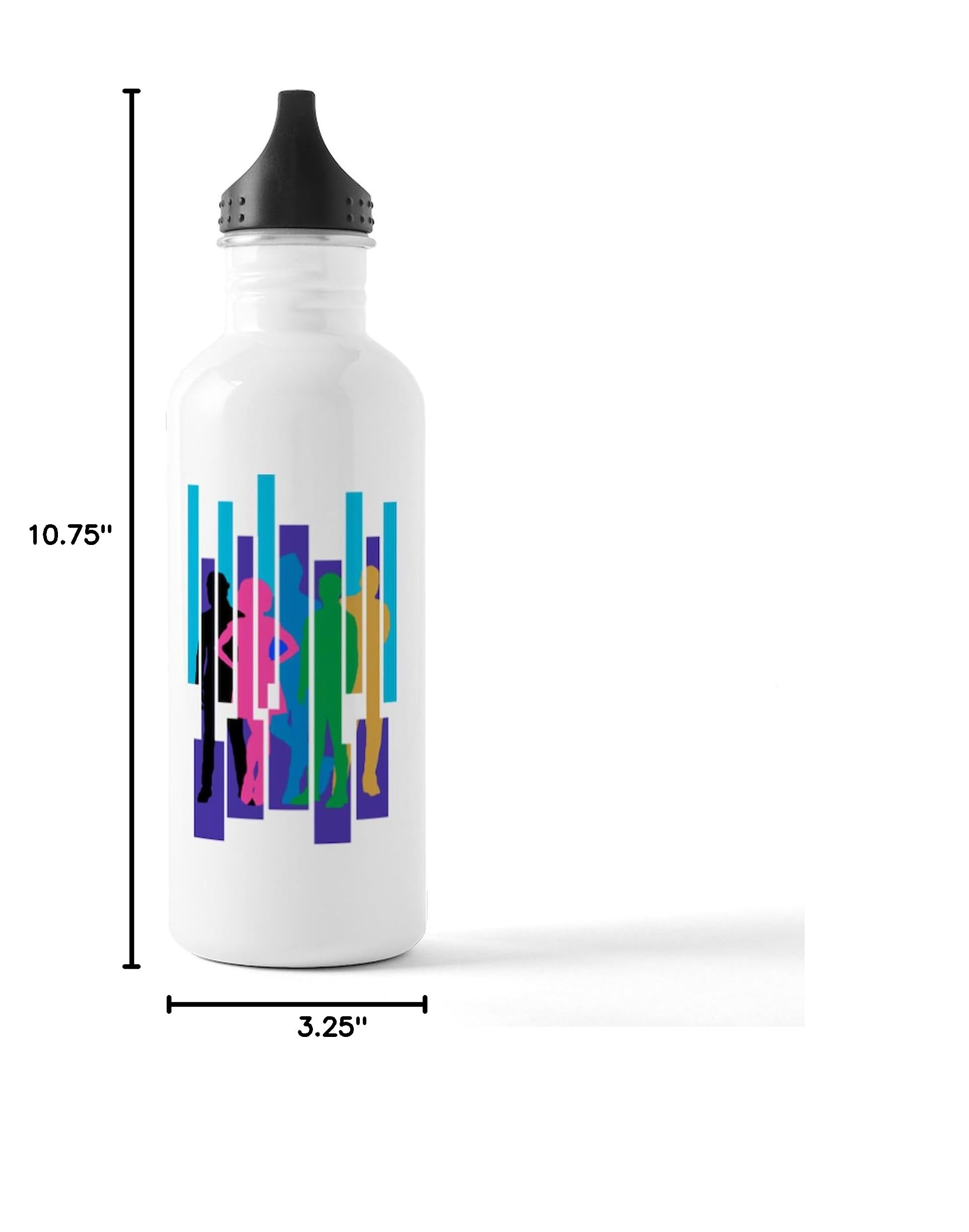 CafePress 34 oz (1.0L) Stainless Steel Water Bottle - Insulated, Leak-Proof, BPA-Free - Perfect for Gym, Hiking, Travel & Office Use