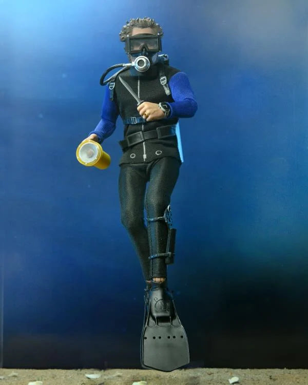 NECA Jaws Movie Shark Cage Hooper Action Figure - Collectible Toy for Movie Fans, Halloween Decor, and Gift Ideas