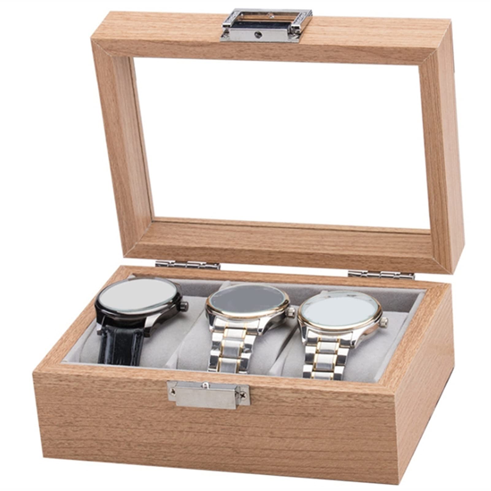 Premium Wooden Watch Repair Tool Box - Organizer & Storage Case for Watches, Clocks & Jewelry - Lightweight, Durable Display Holder - Perfect Gift for Watch Collectors & Repair Enthusiasts - Ideal for Home, Workshop & Travel Use