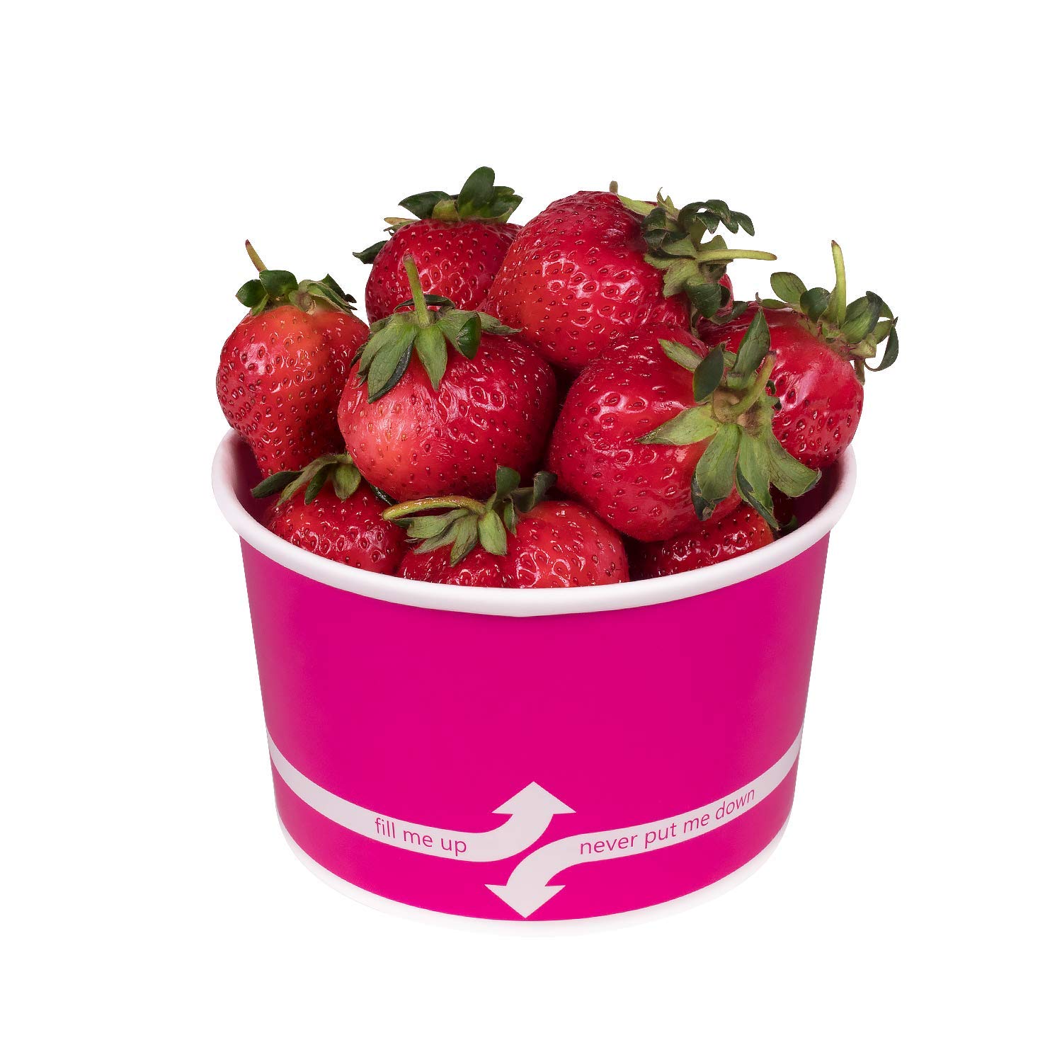 20oz (600 ct) Pink Paper Ice Cream Cups & Soup Bowls - Hot/Cold Food Containers for Ice Cream, Gelato, Yogurt, Soup & Snacks - Perfect for Parties, Catering & Dessert Shops