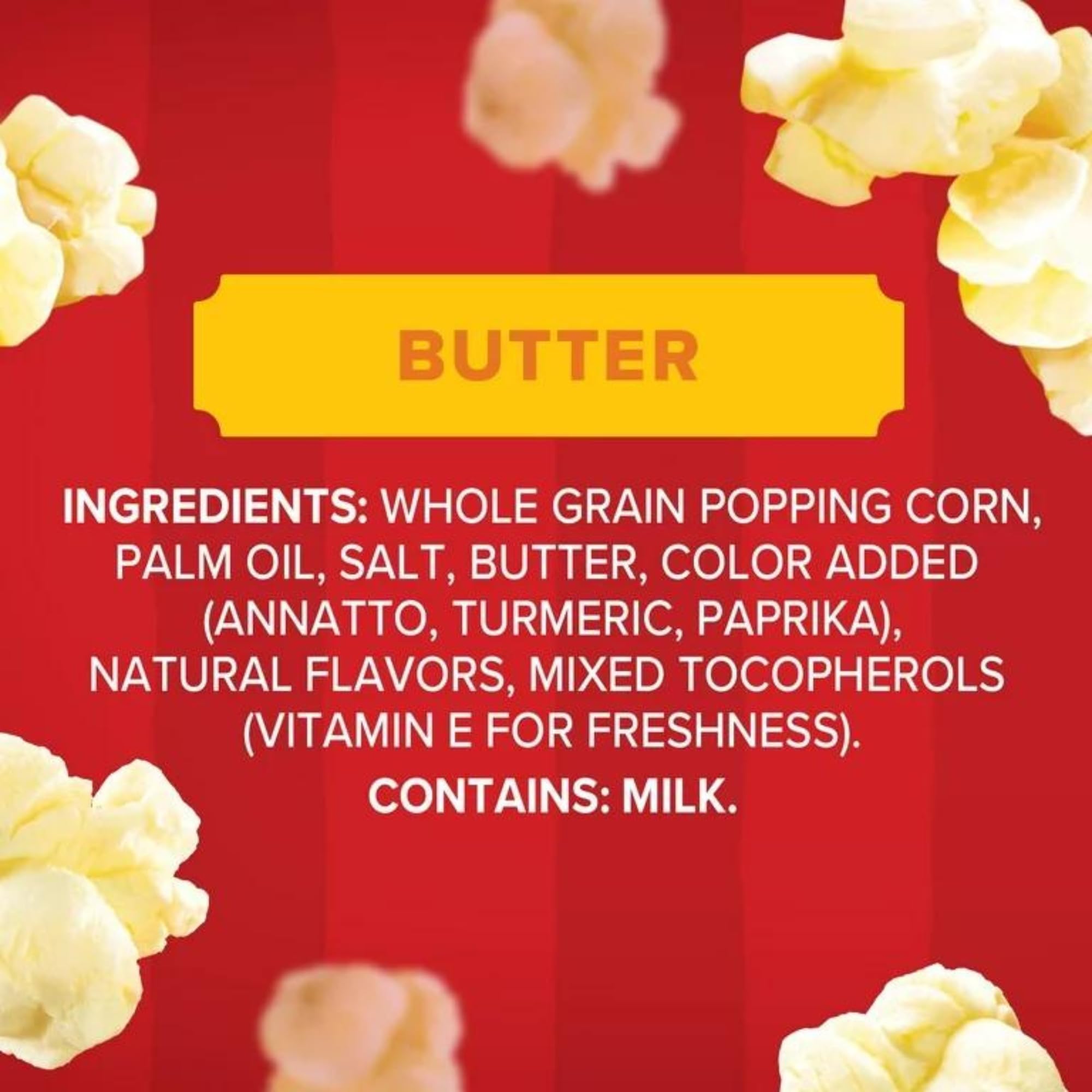 Orville Redenbacher's Butter Microwave Popcorn - 12 Mini Bags (1.5 oz Each) | Perfect for Movie Nights, Office Snacks & School Lunches | Includes Free Sticker