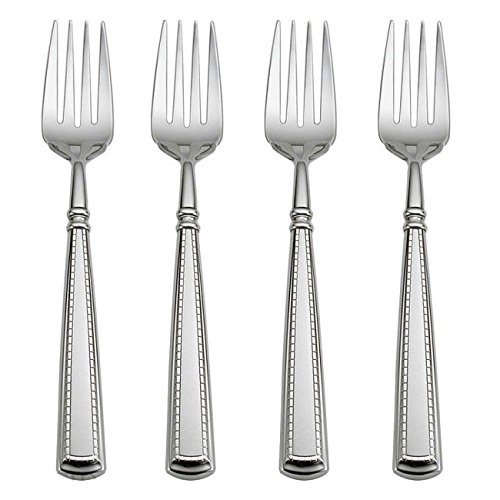 Oneida Couplet Set of 4 Stainless Steel Salad Forks - Perfect for Dinner Parties, Picnics & Formal Dining