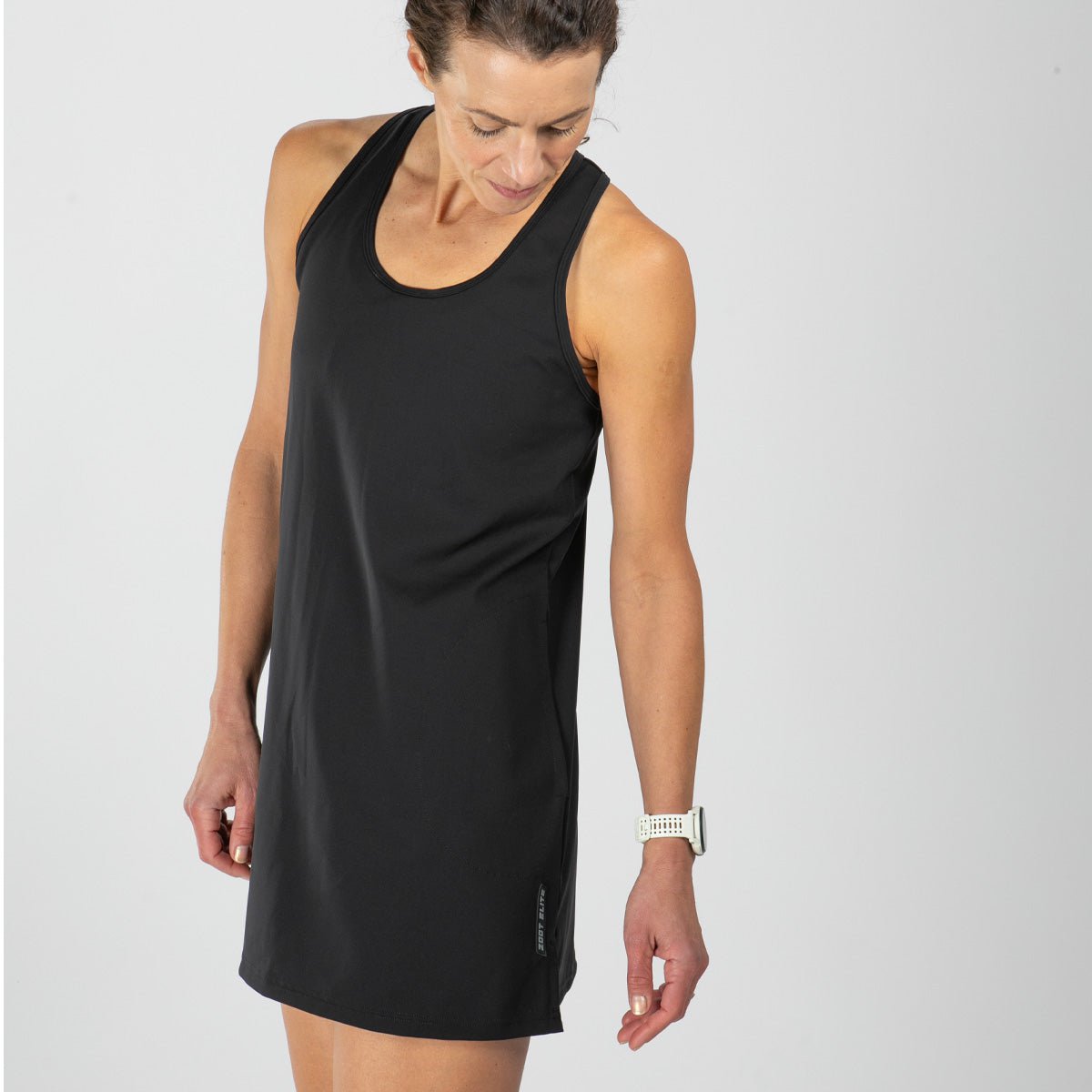 Elegant Women's Elite Party Dress in Jet Black - Perfect for Evening Events, Cocktail Parties & Special Occasions