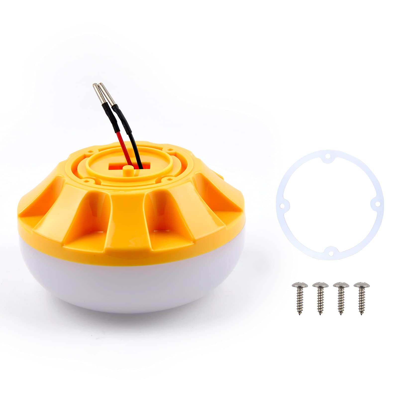 LED Construction String Lights - Outdoor Temporary Work Lighting with Single Bulb - Perfect for Job Sites, Backyards, and Emergency Lighting