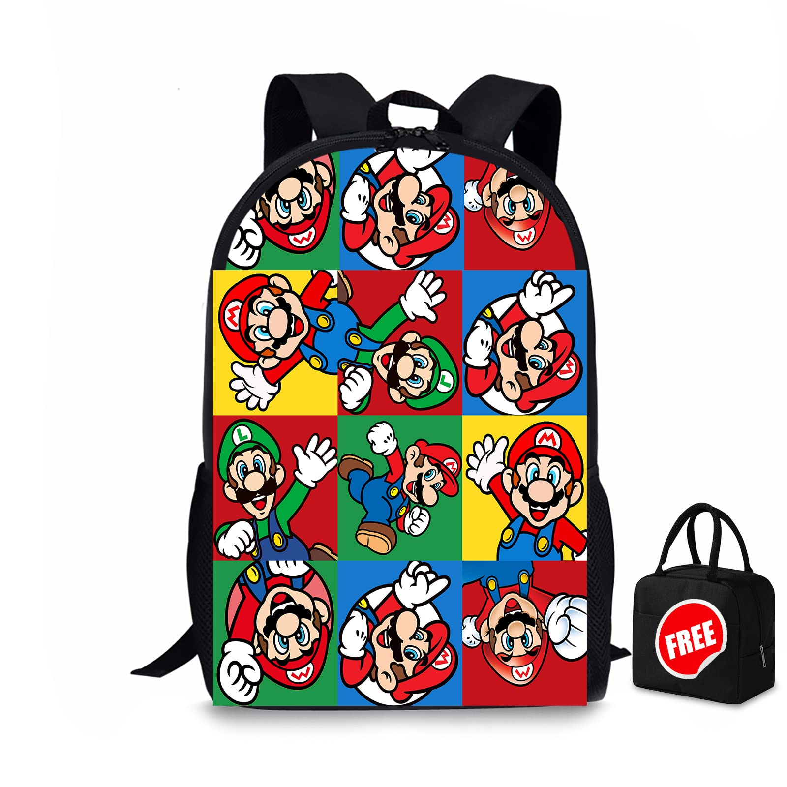 Caupzok Anime Backpack for Adults - Unisex Adjustable Laptop Bookbag with Shoulder Straps, Cute Cartoon Design for School, Work, Travel & Outdoor Hiking - Durable Casual Backpack for College, Commuting & Daily Use