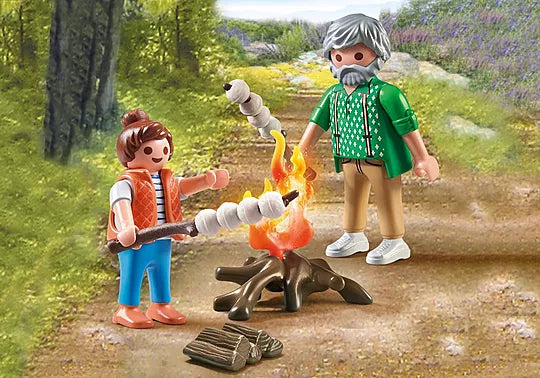Premium Campfire with Marshmallows Kit - 71513 - Outdoor Camping Accessories for Family Fun, Backyard Bonfires & Cozy Nights - Perfect for S'mores Making & Camping Trips