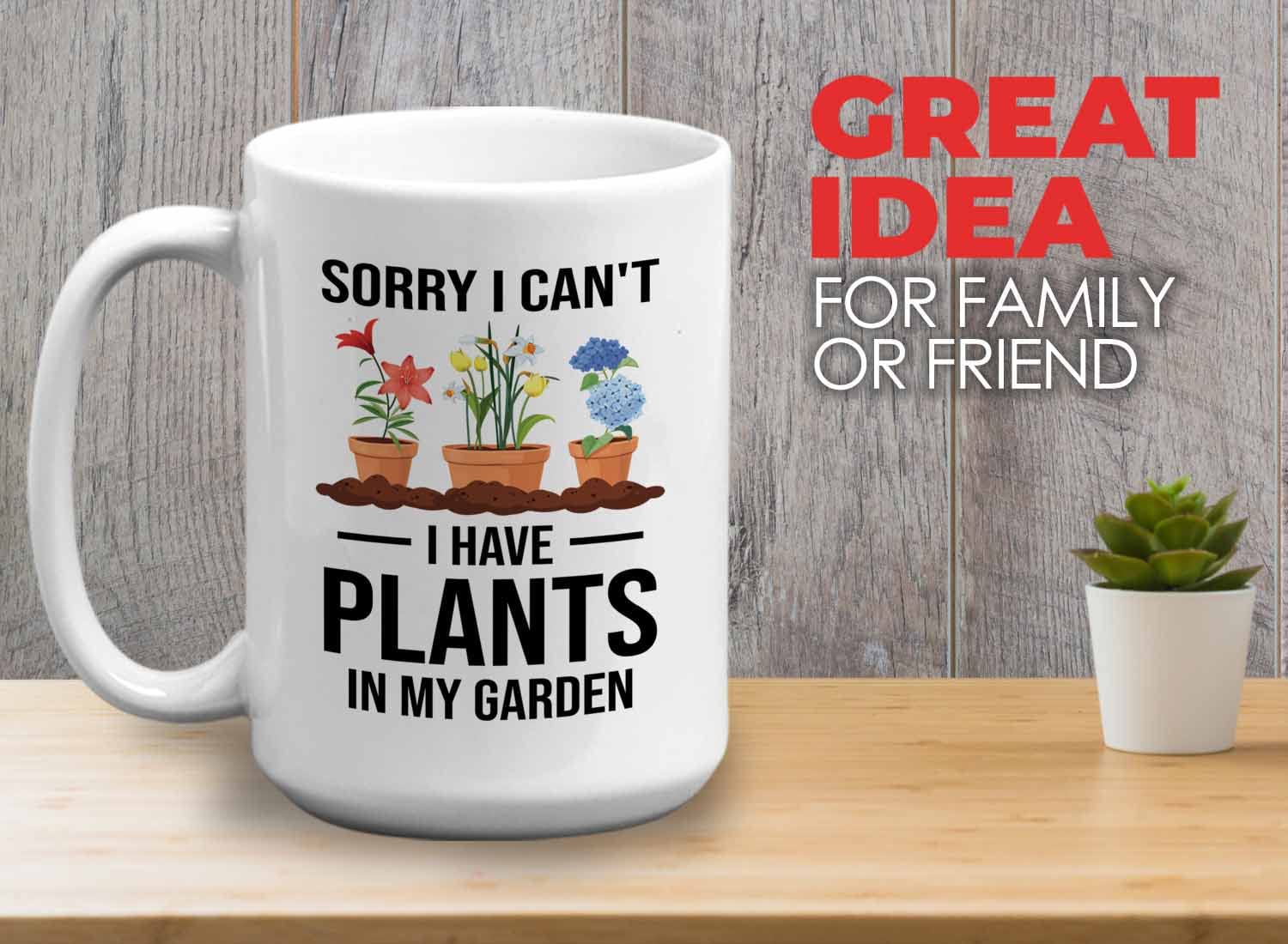 15oz White Gardening Coffee Mug - Funny Gardener Gift with Plant Pun Design - Perfect for Garden Lovers, Plant Enthusiasts & Coffee Drinkers - Ideal for Morning Coffee, Gardening Breaks & Outdoor Relaxation