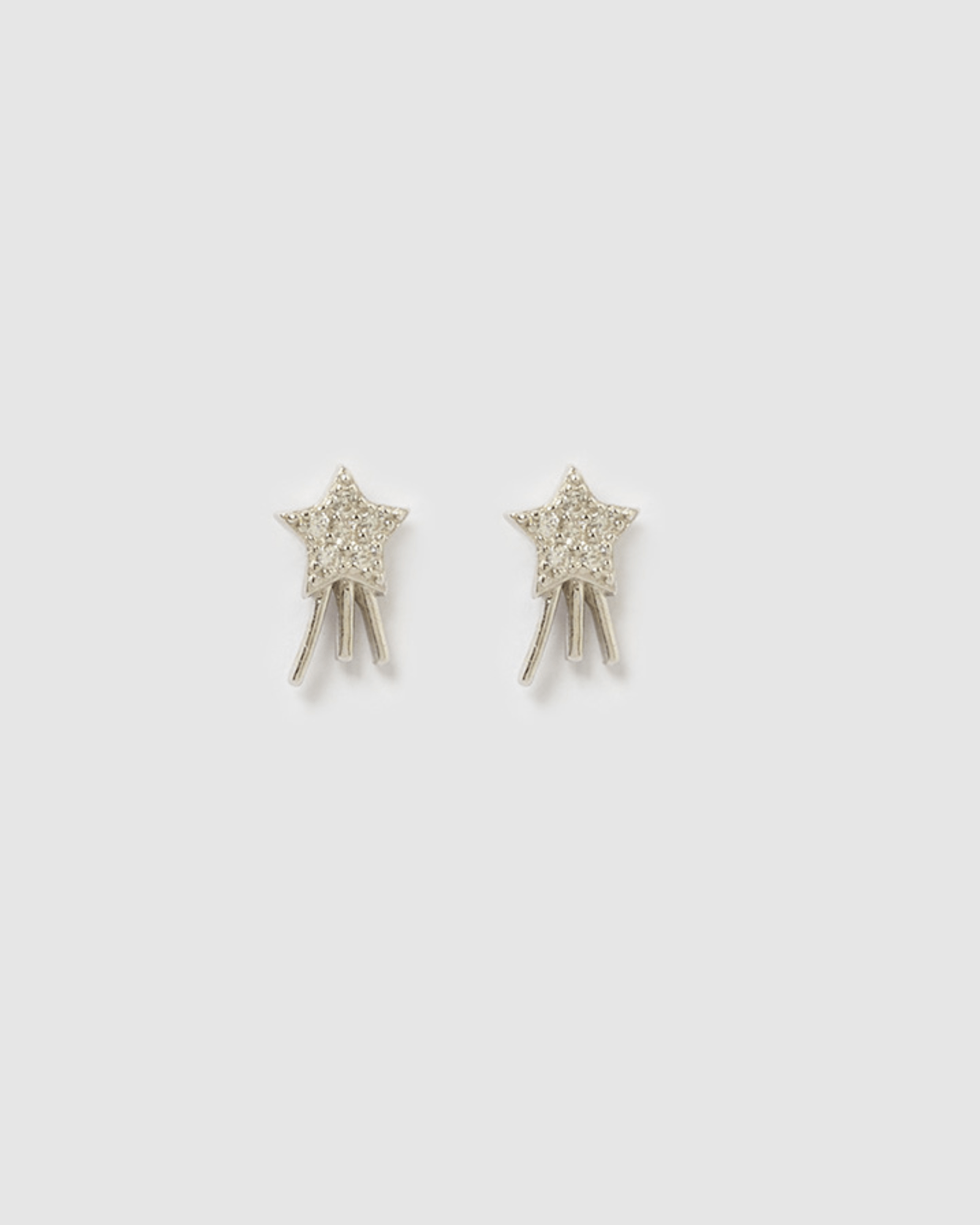 Izoa Astrid Stud Earrings - Sterling Silver Minimalist Earrings for Women, Hypoallergenic Cubic Zirconia Studs | Perfect for Everyday Wear, Office, Date Night & Special Occasions