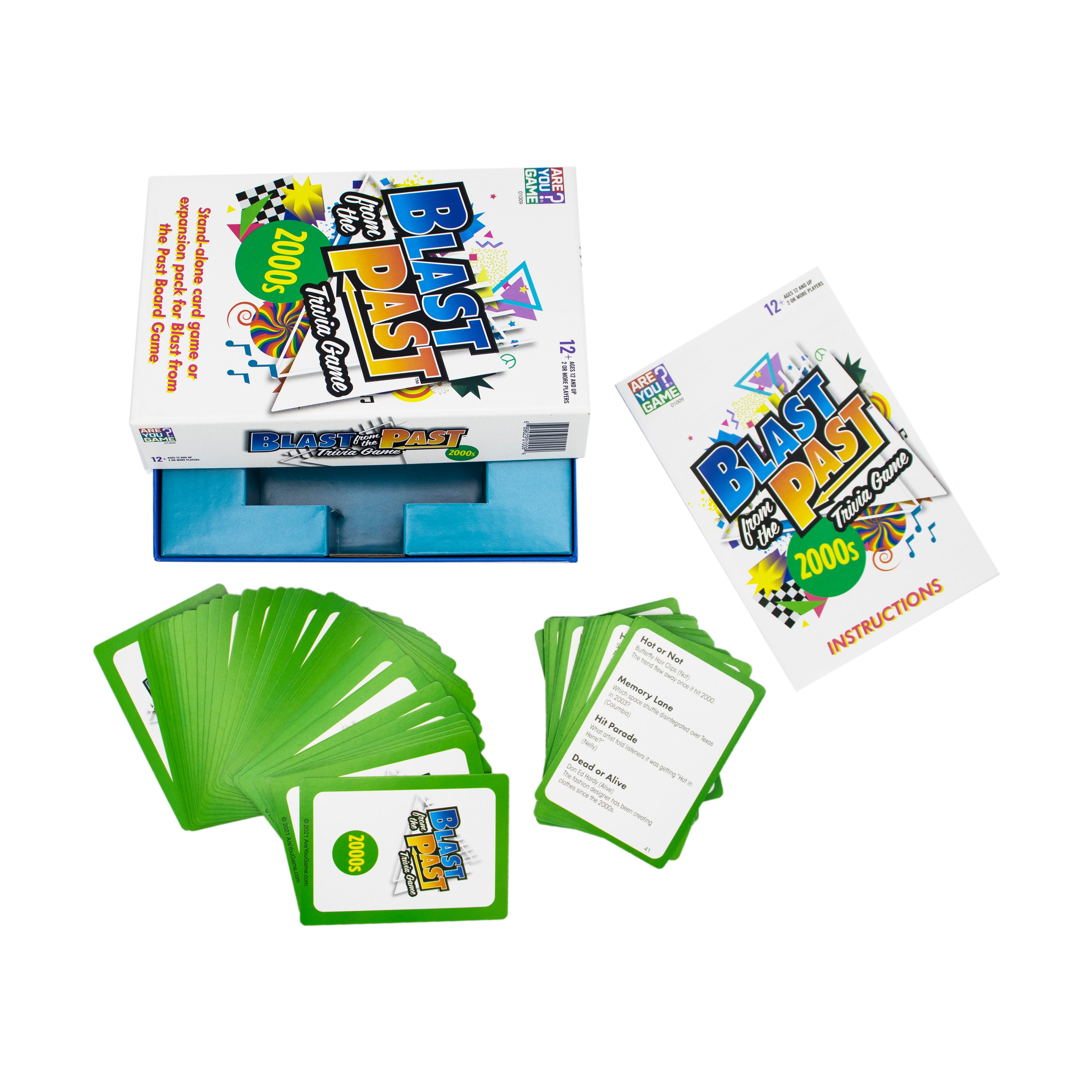 2000s Trivia Game Expansion Pack - Nostalgic Pop Culture Questions for Adults & Teens - Perfect for Parties, Game Nights & Family Gatherings