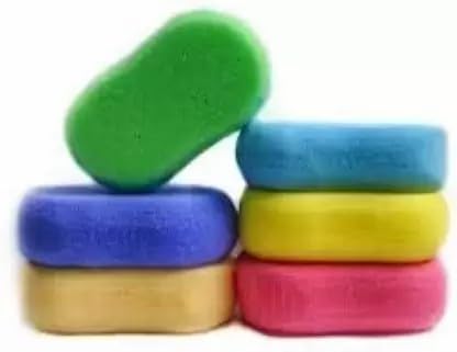 Elecsera Multi-Purpose Bath Sponge for Face & Body - Exfoliating & Cleansing Shower Sponge for Gentle Skin Care, Travel & Daily Use